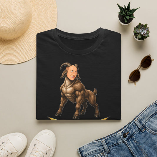 Pondering Goat Graphic T-Shirt