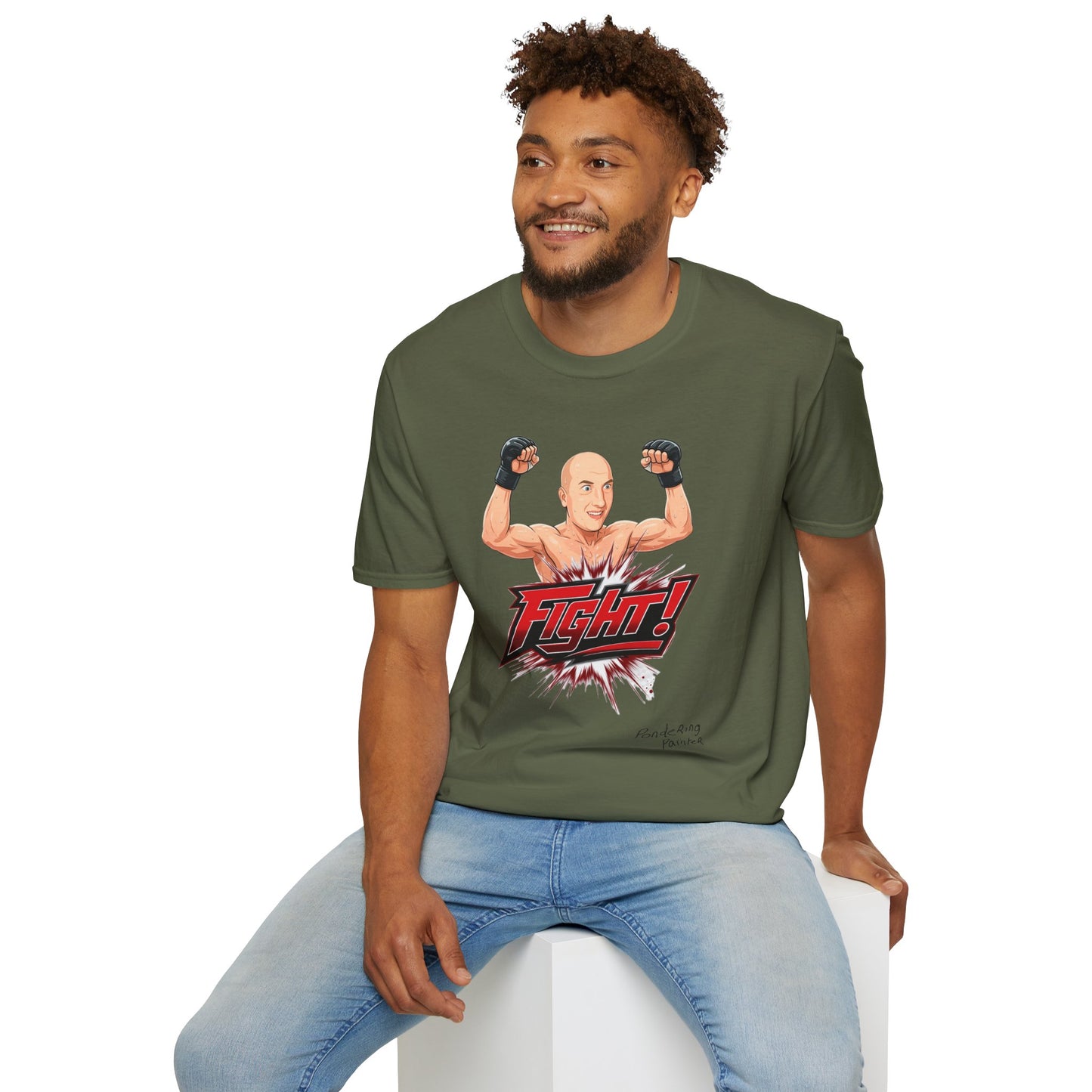 FIGHT! Pondering Painter T-Shirt