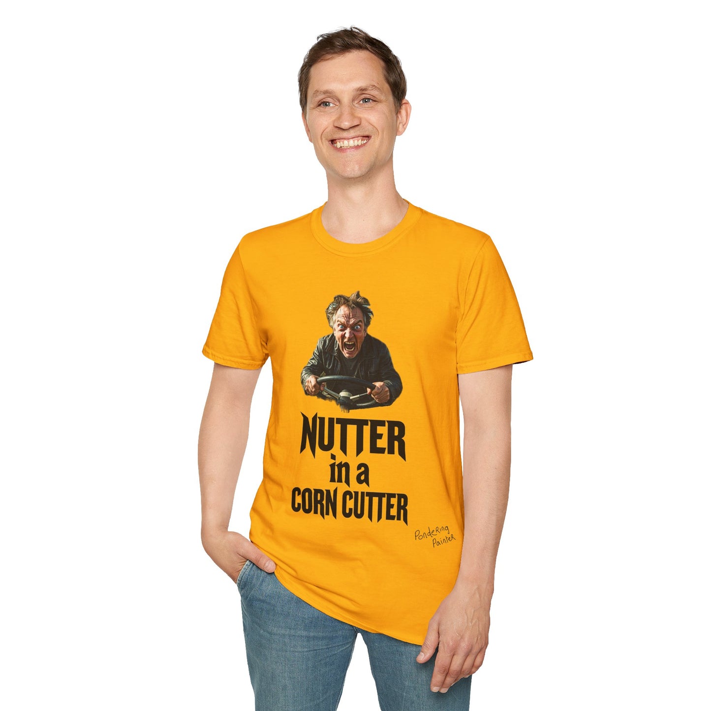 Nutter in a Corn Cutter T-Shirt