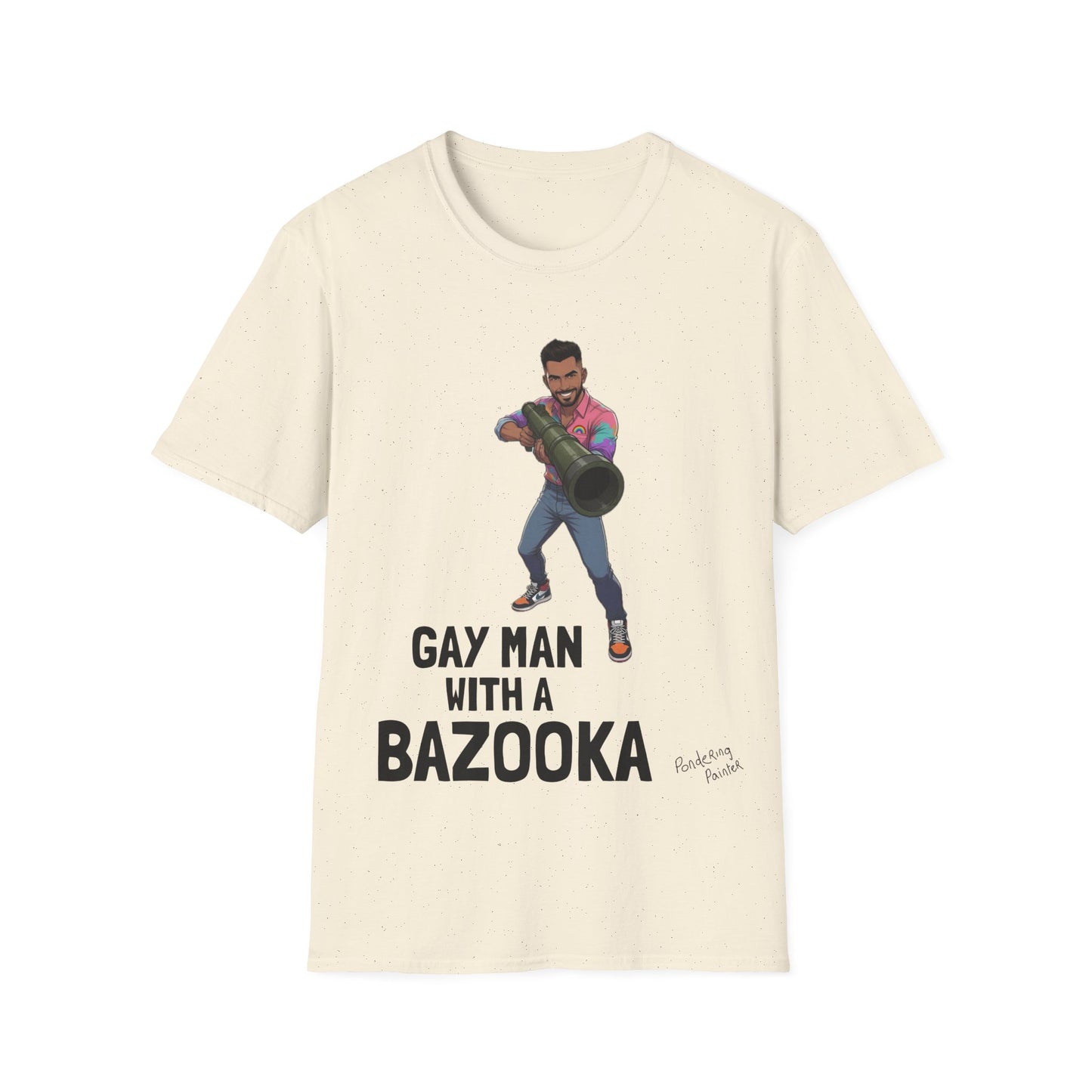 Gay Man With a Bazooka T-Shirt