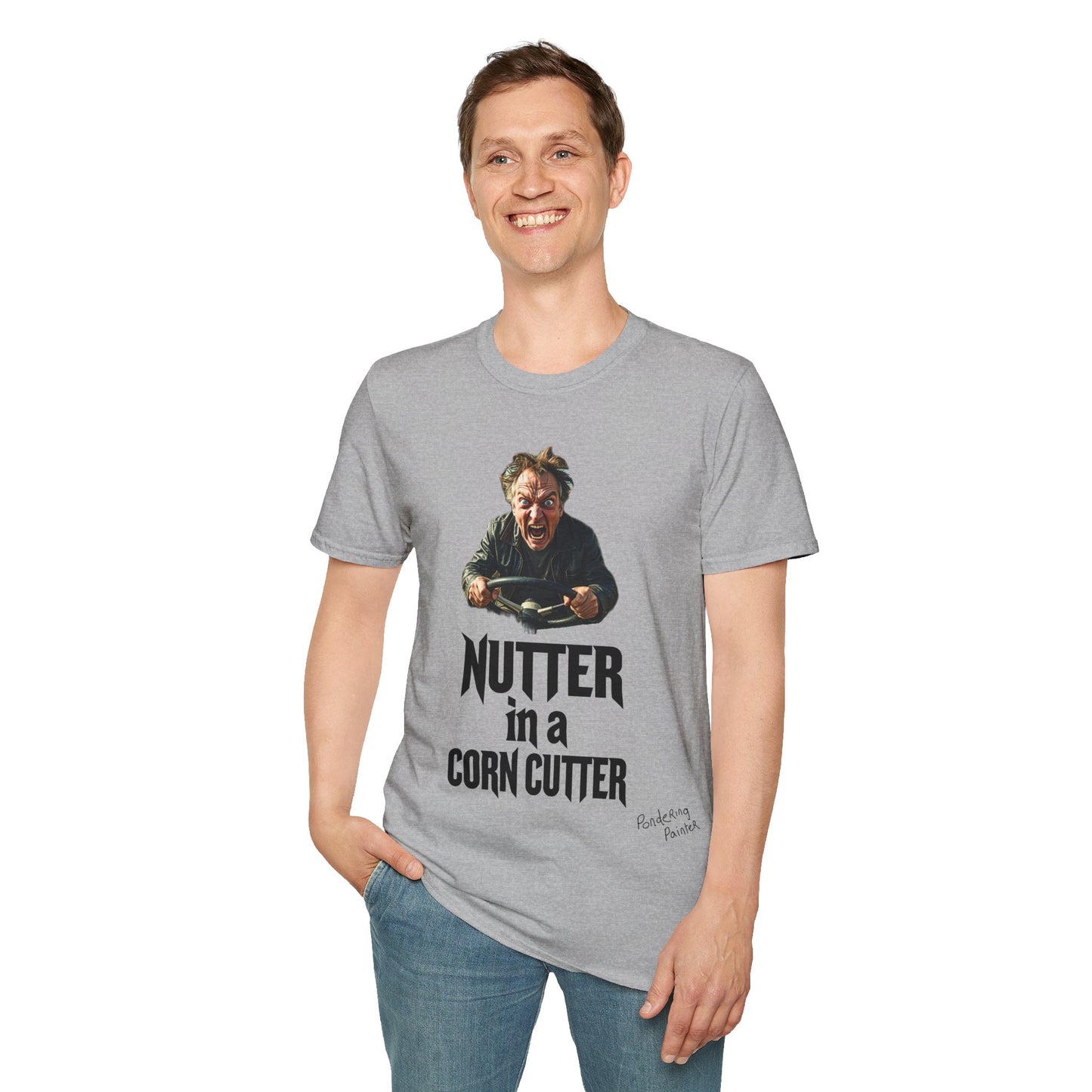 Nutter in a Corn Cutter T-Shirt