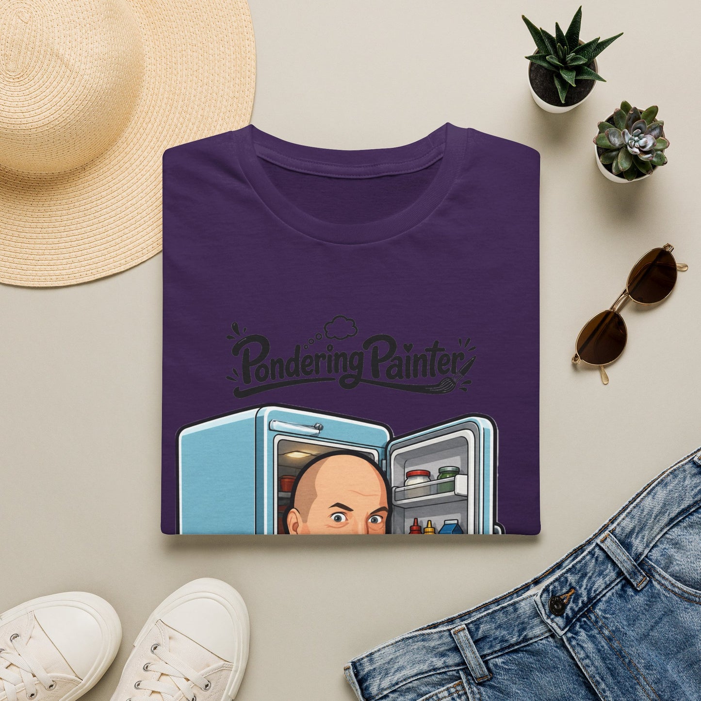 Pondering Painter In my fridge T-Shirt