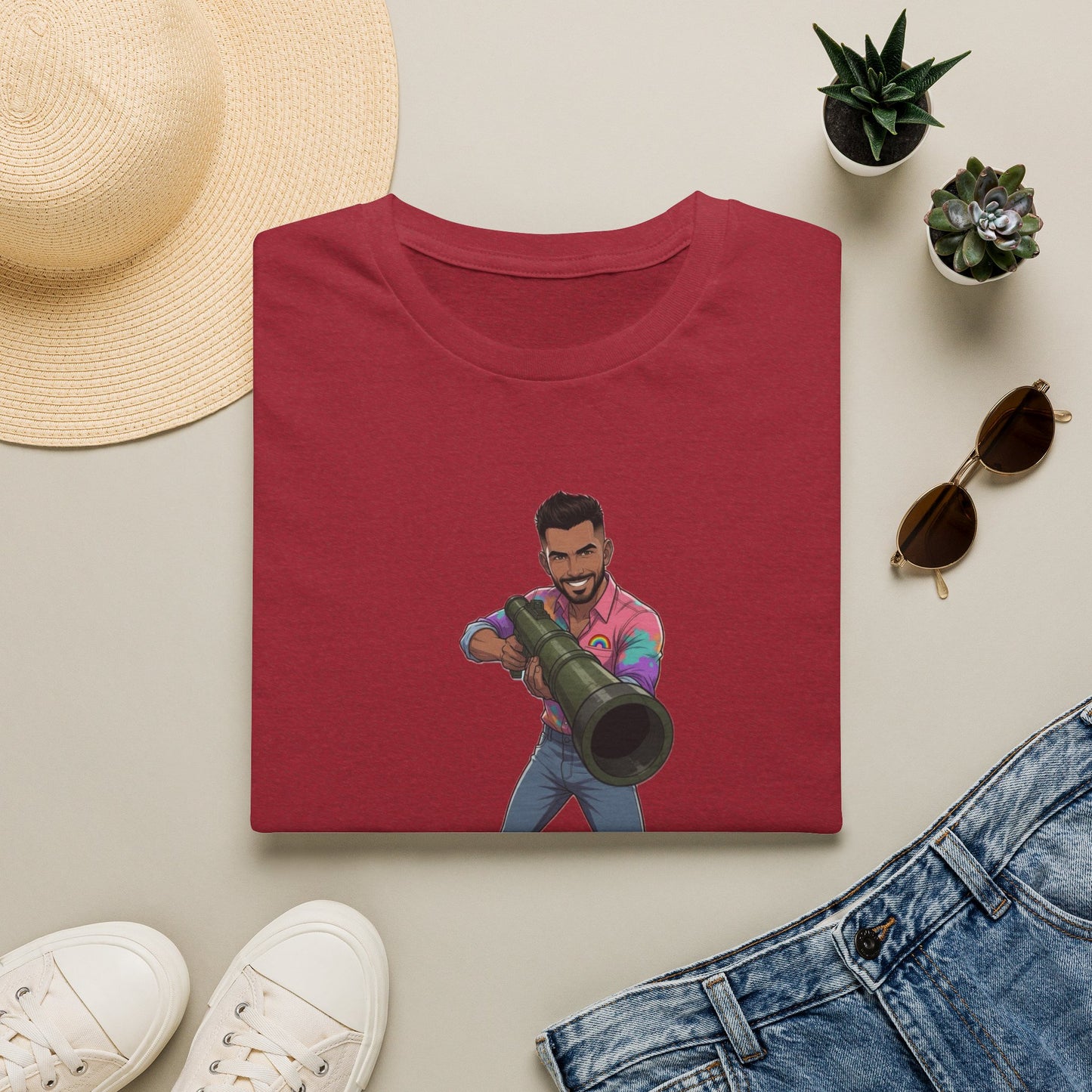 Gay Man With a Bazooka T-Shirt