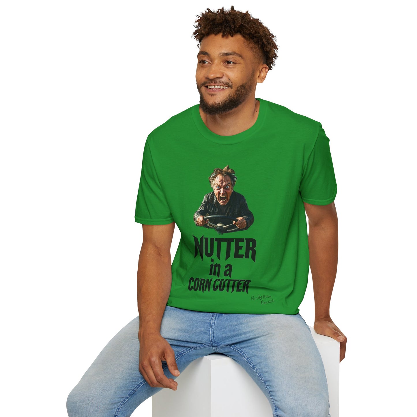 Nutter in a Corn Cutter T-Shirt
