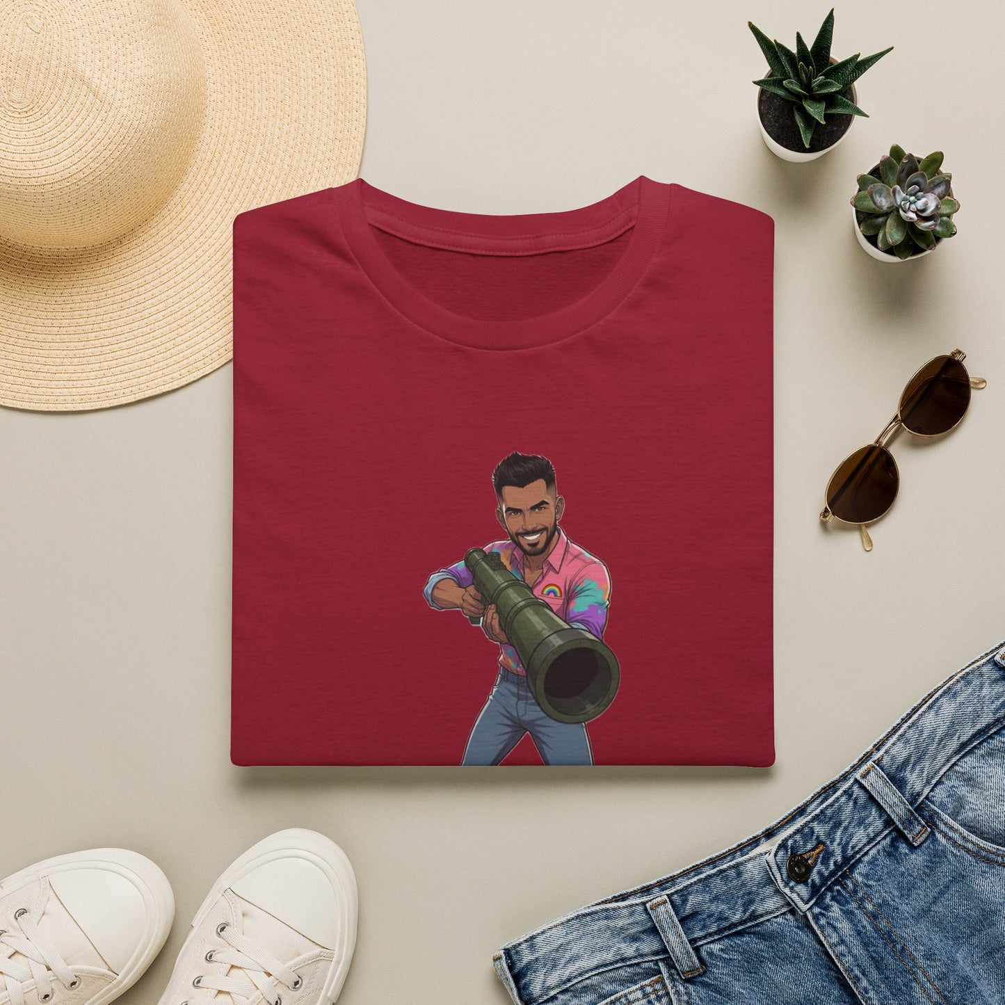Gay Man With a Bazooka T-Shirt