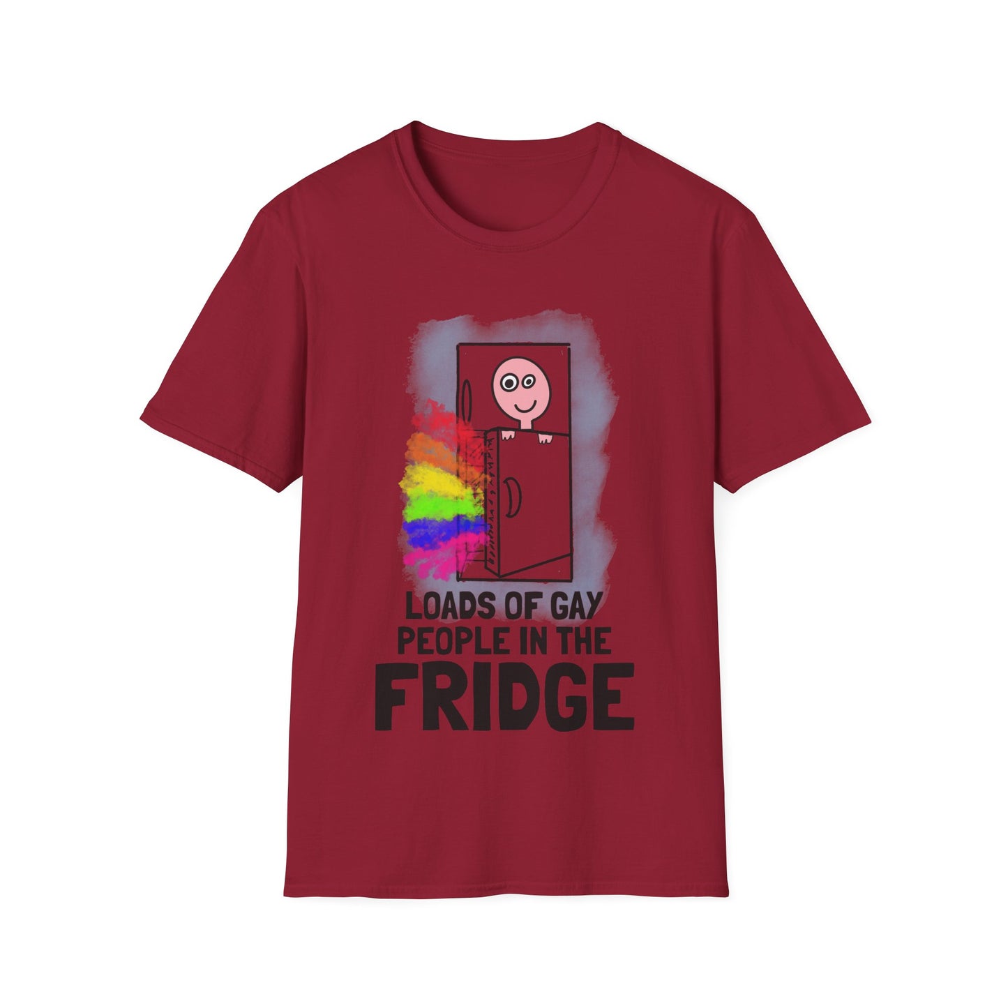 "Loads of Gay People in the Fridge" T-SHIRT