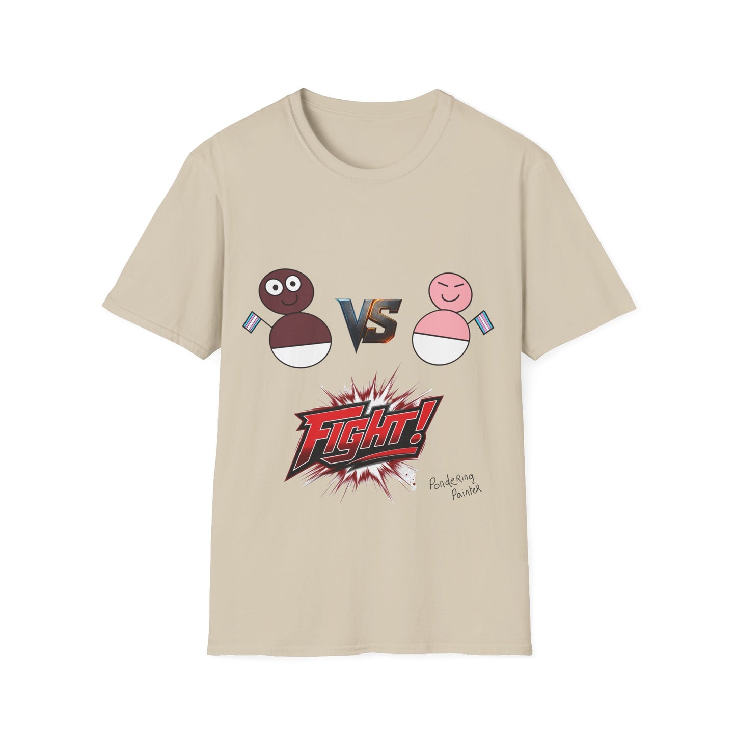 African Transgender Baby VS Chinese Transgender Baby FIGHT T-shirt