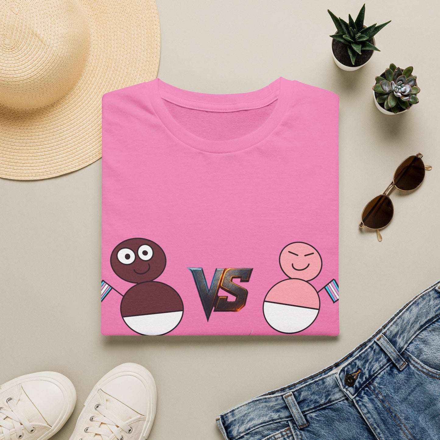 African Transgender Baby VS Chinese Transgender Baby FIGHT T-shirt
