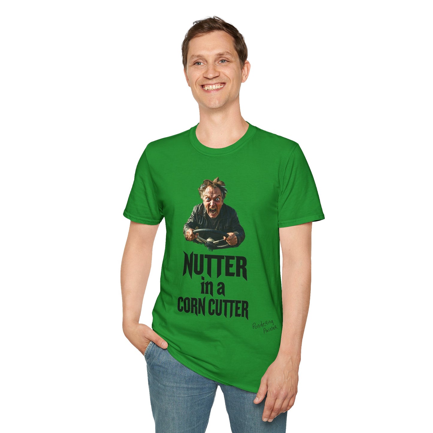 Nutter in a Corn Cutter T-Shirt
