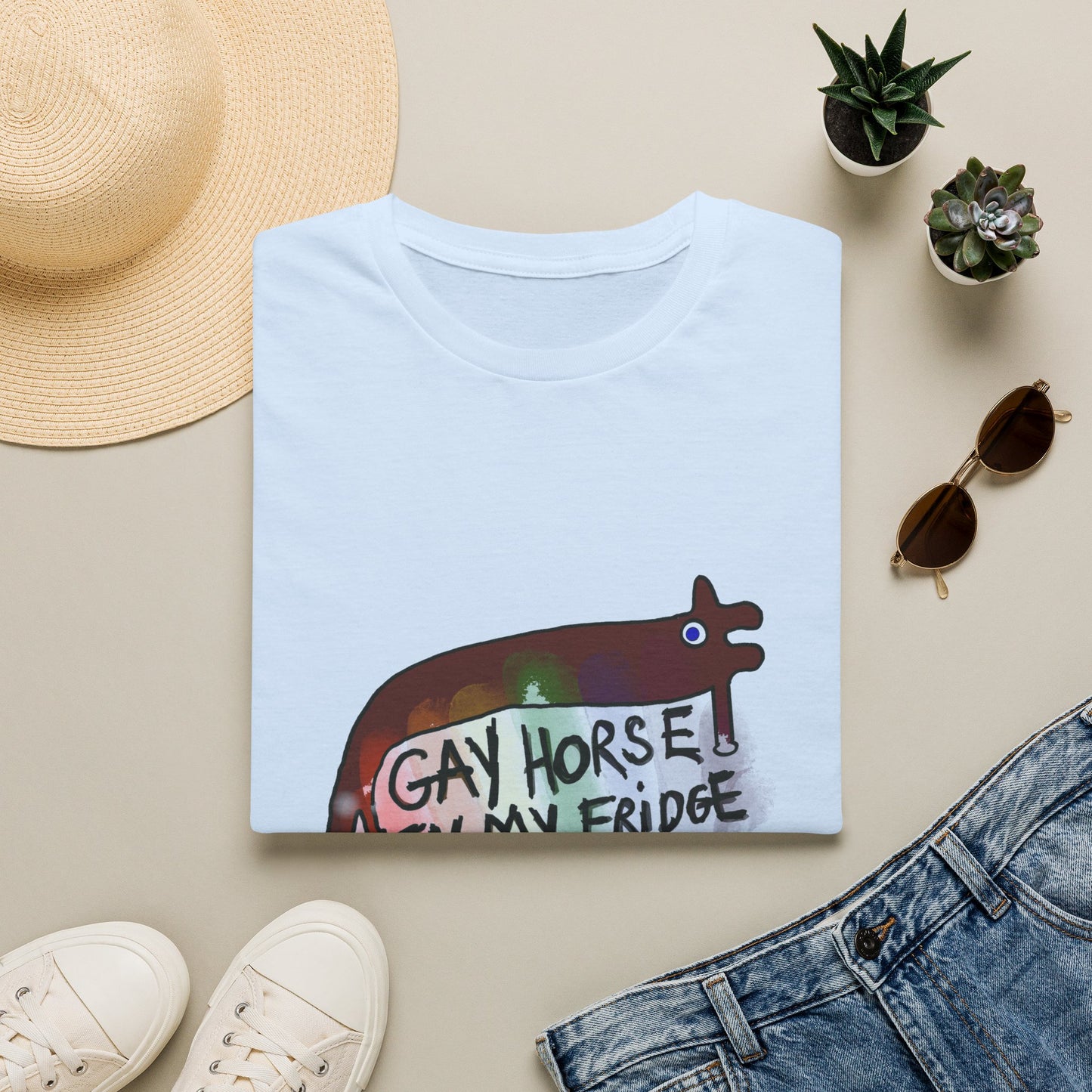 Gay Horse in My Fridge T-Shirt