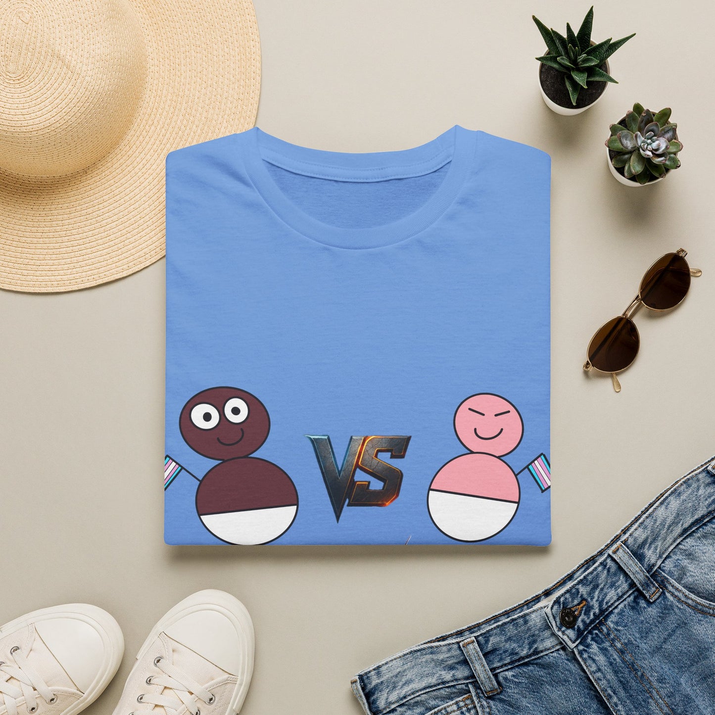 African Transgender Baby VS Chinese Transgender Baby FIGHT T-shirt