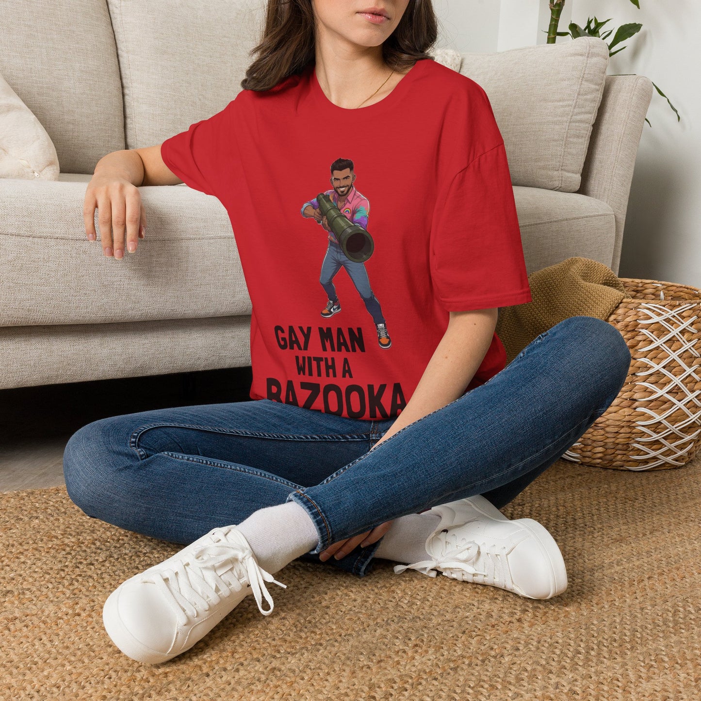 Gay Man With a Bazooka T-Shirt