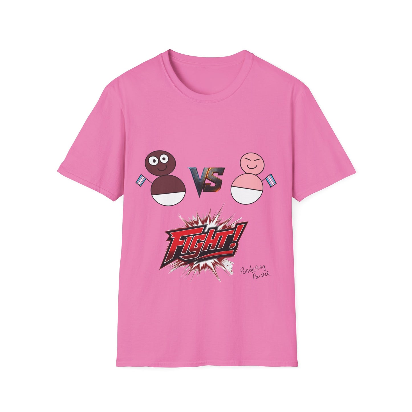 African Transgender Baby VS Chinese Transgender Baby FIGHT T-shirt