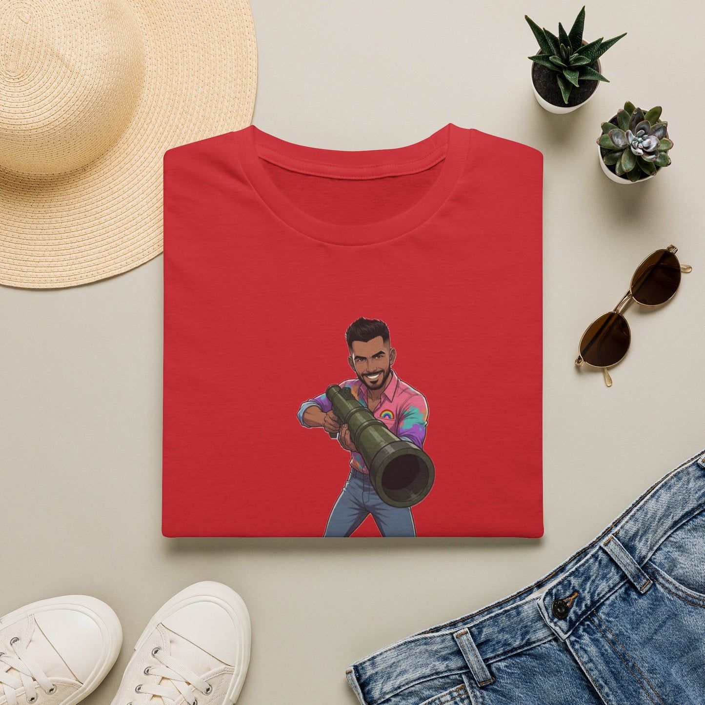 Gay Man With a Bazooka T-Shirt