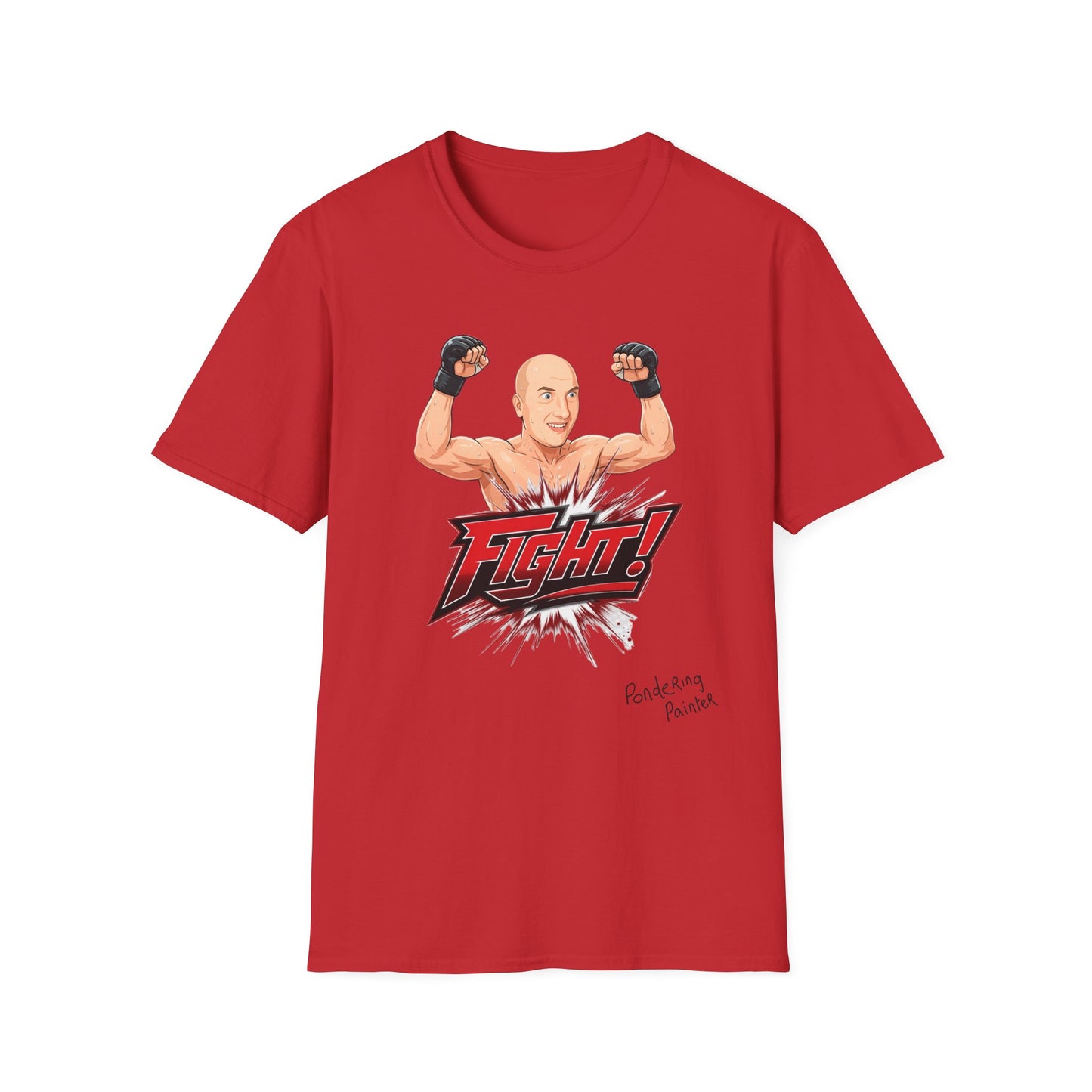 FIGHT! Pondering Painter T-Shirt
