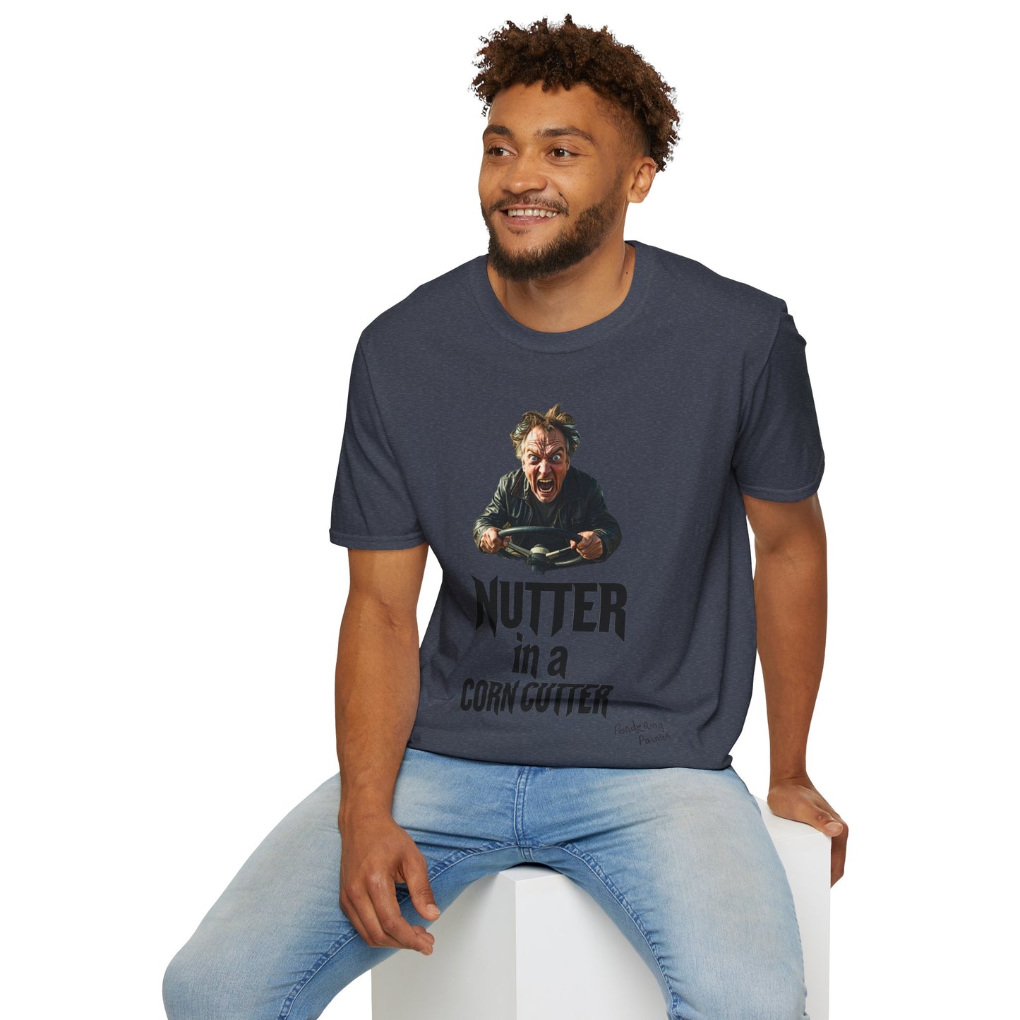 Nutter in a Corn Cutter T-Shirt