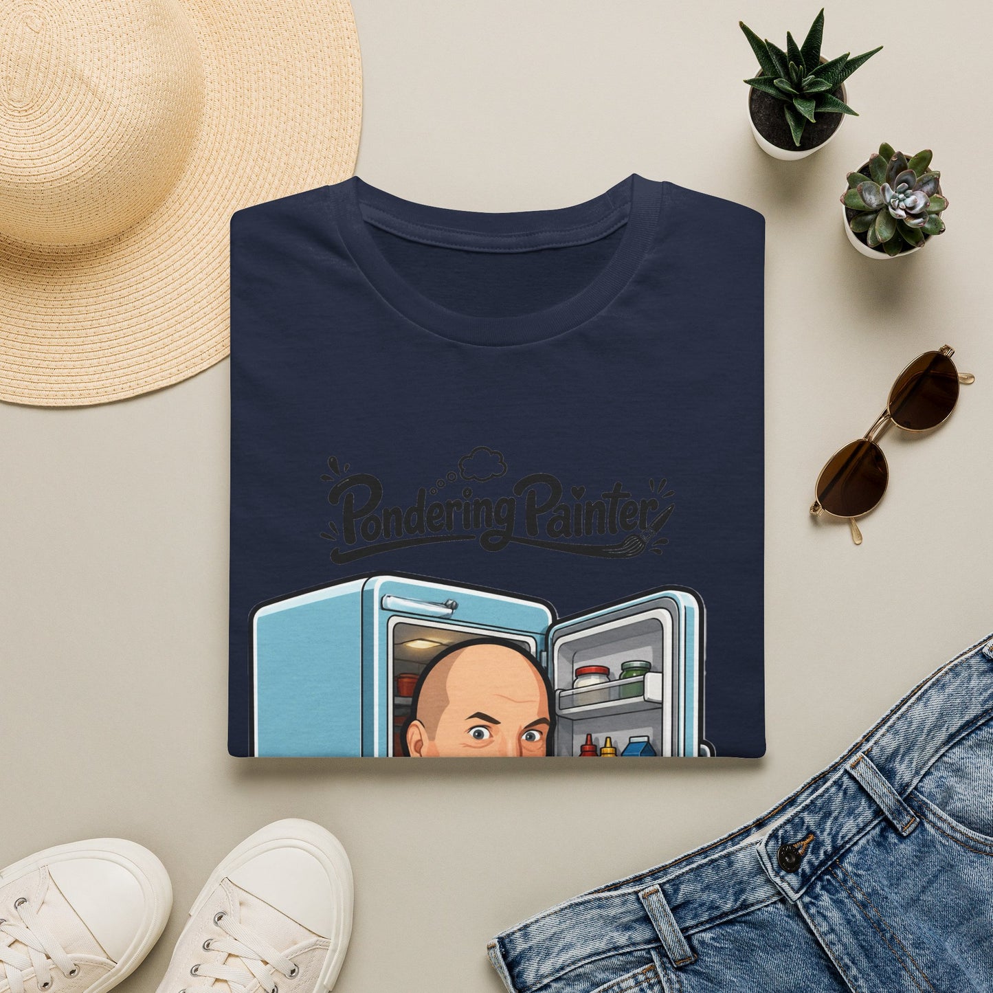 Pondering Painter In my fridge T-Shirt