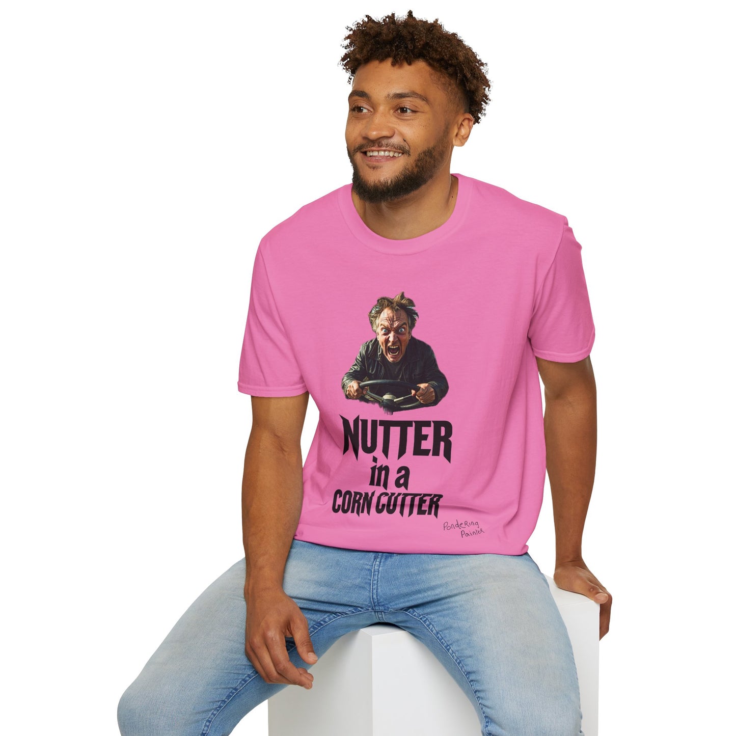 Nutter in a Corn Cutter T-Shirt