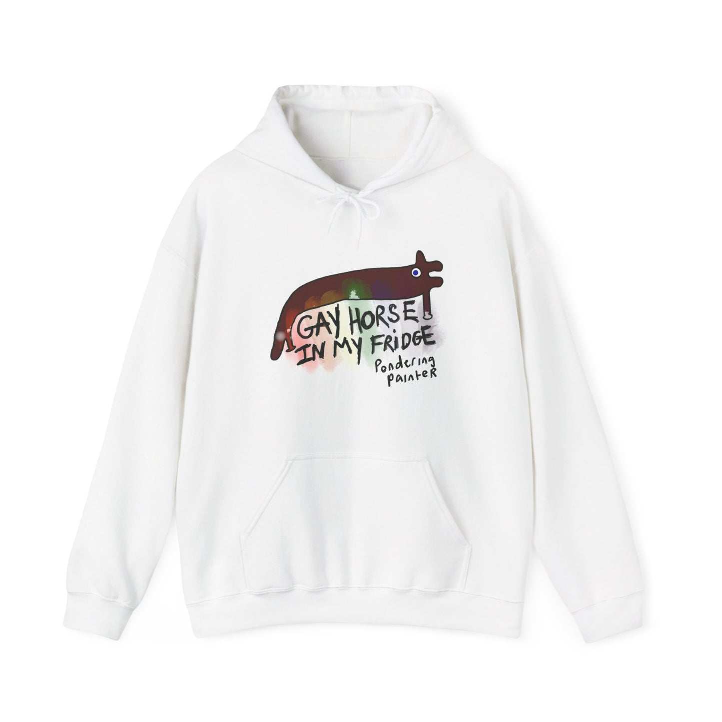 Gay Horse in My Fridge Hoodie