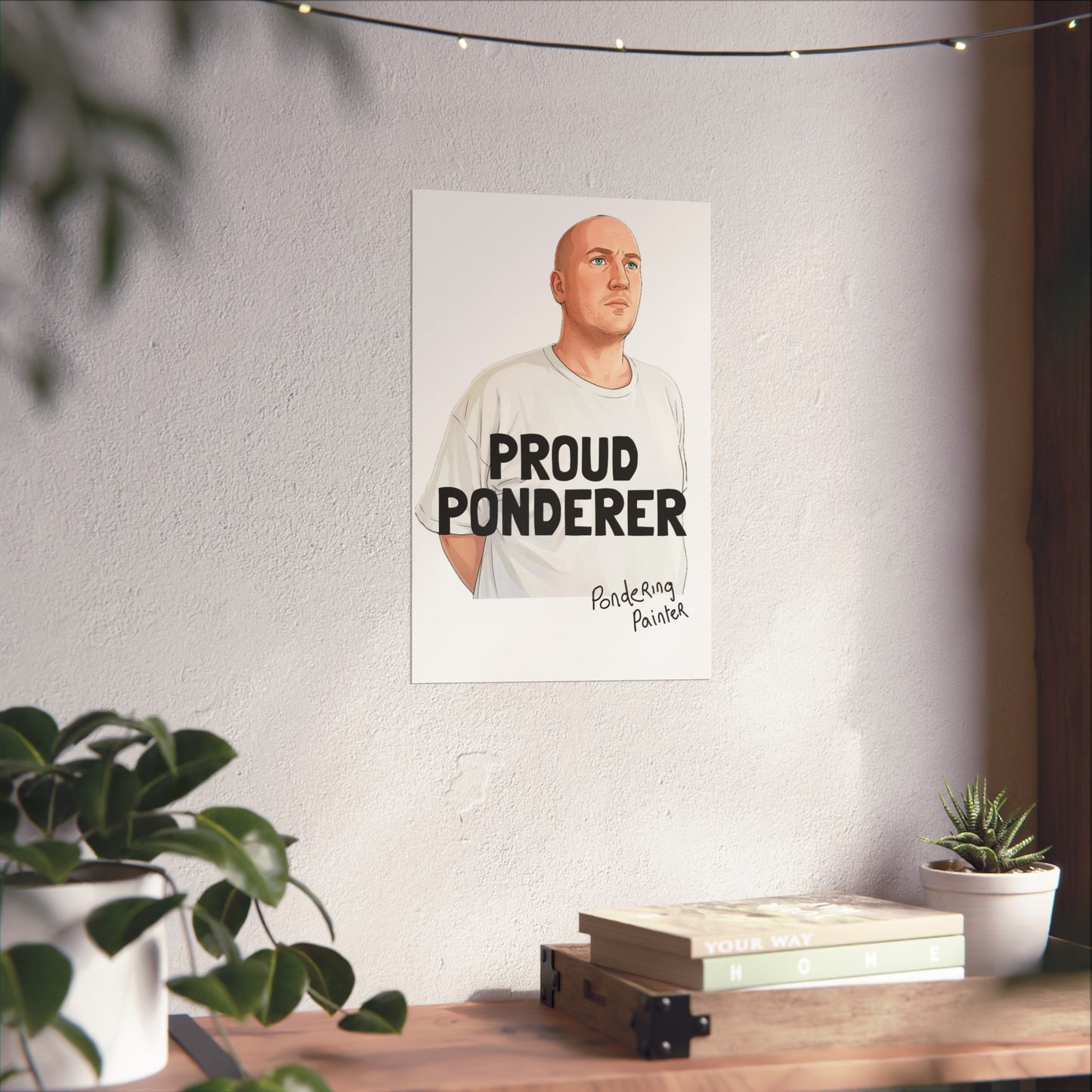 Proud Ponderer Fine Art Poster A3