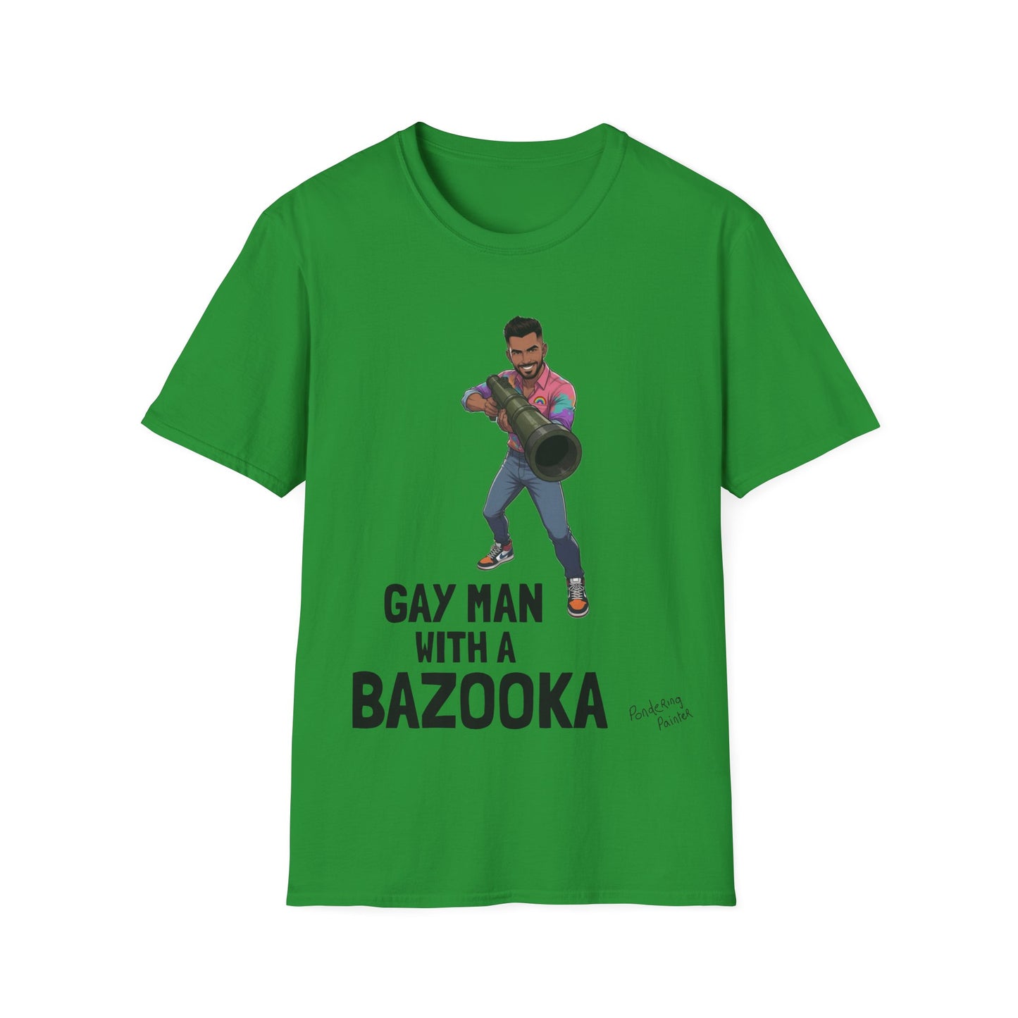Gay Man With a Bazooka T-Shirt