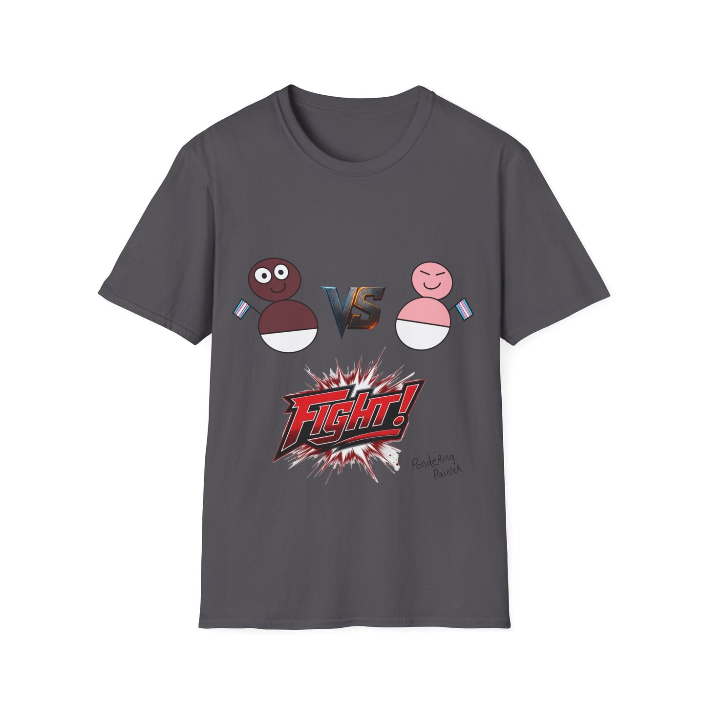 African Transgender Baby VS Chinese Transgender Baby FIGHT T-shirt