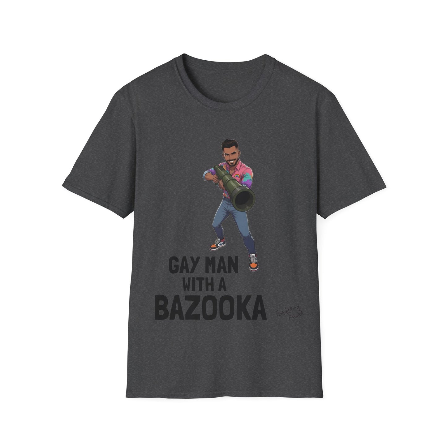 Gay Man With a Bazooka T-Shirt