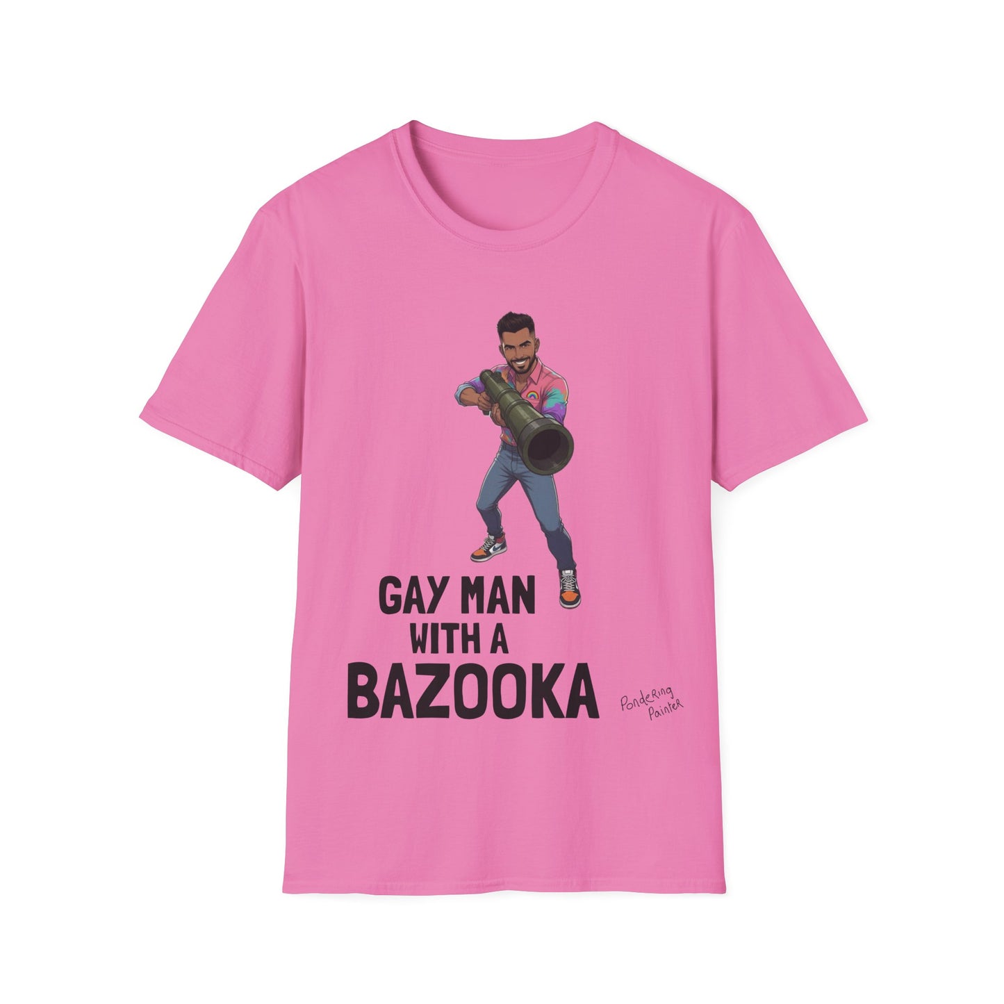 Gay Man With a Bazooka T-Shirt