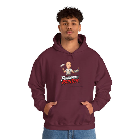Pondering Painter Actually Painting Hoodie