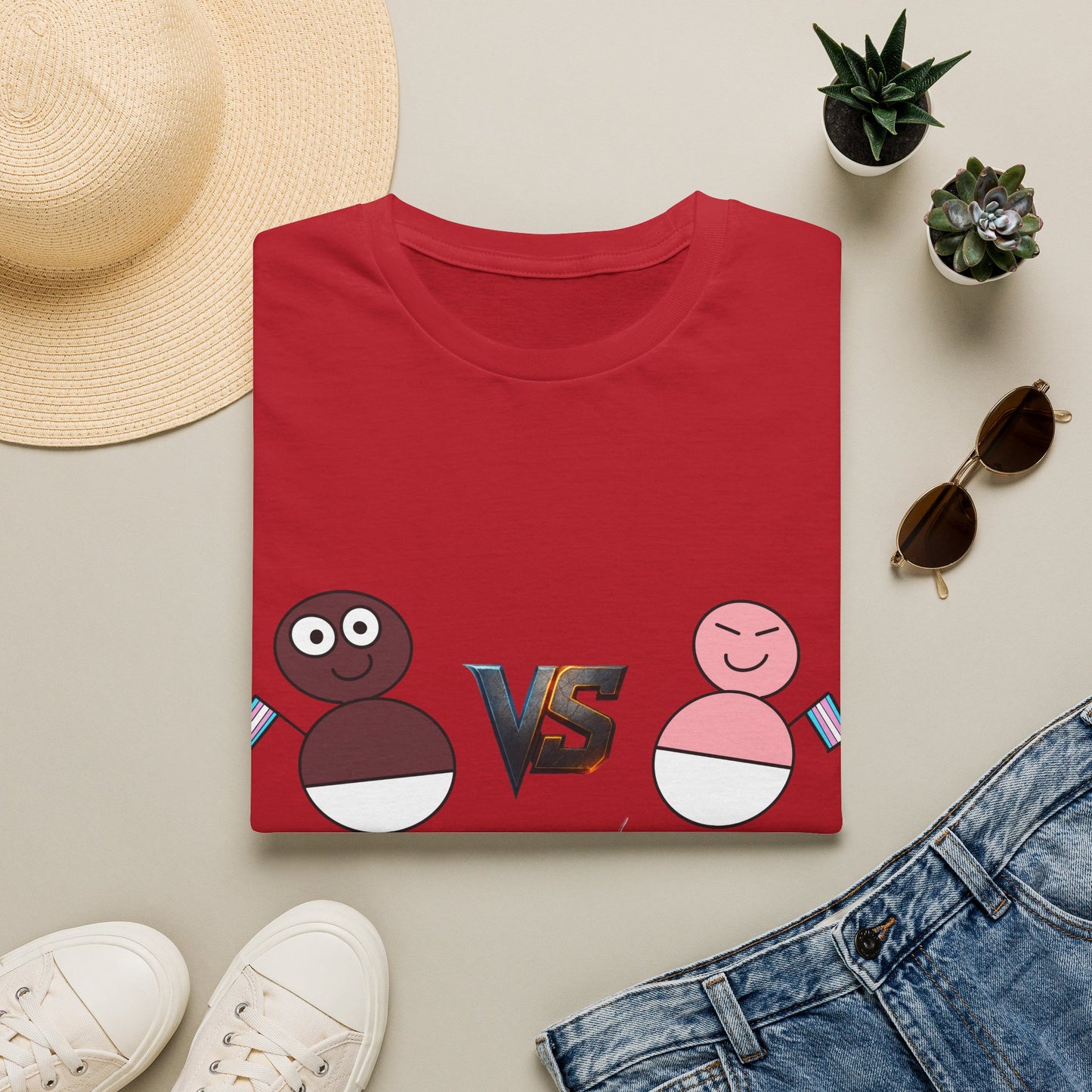 African Transgender Baby VS Chinese Transgender Baby FIGHT T-shirt