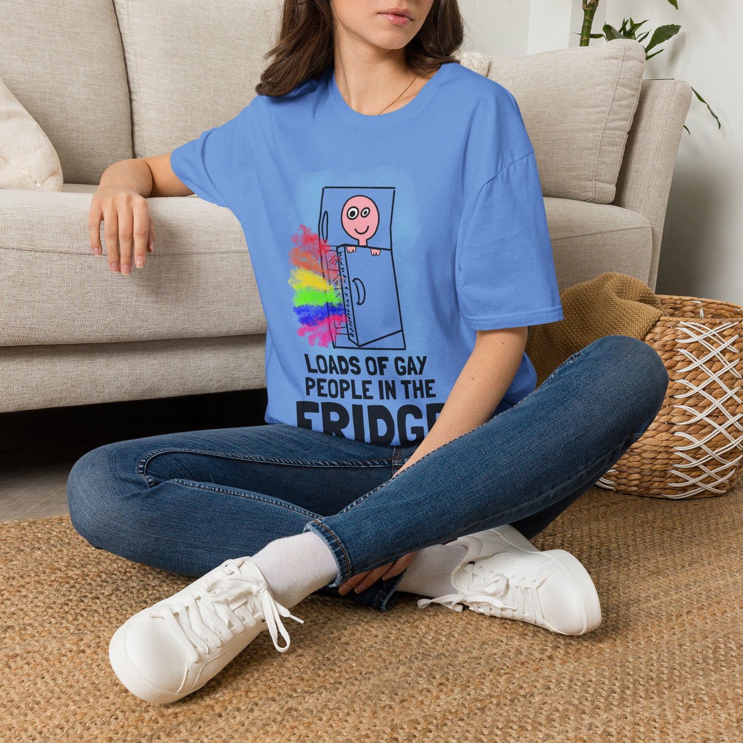 "Loads of Gay People in the Fridge" T-SHIRT