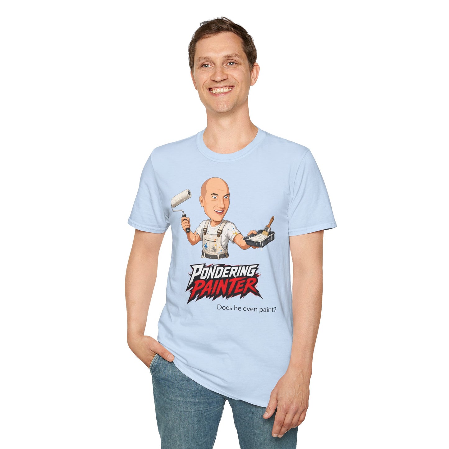 Pondering Painter actually painting T-Shirt