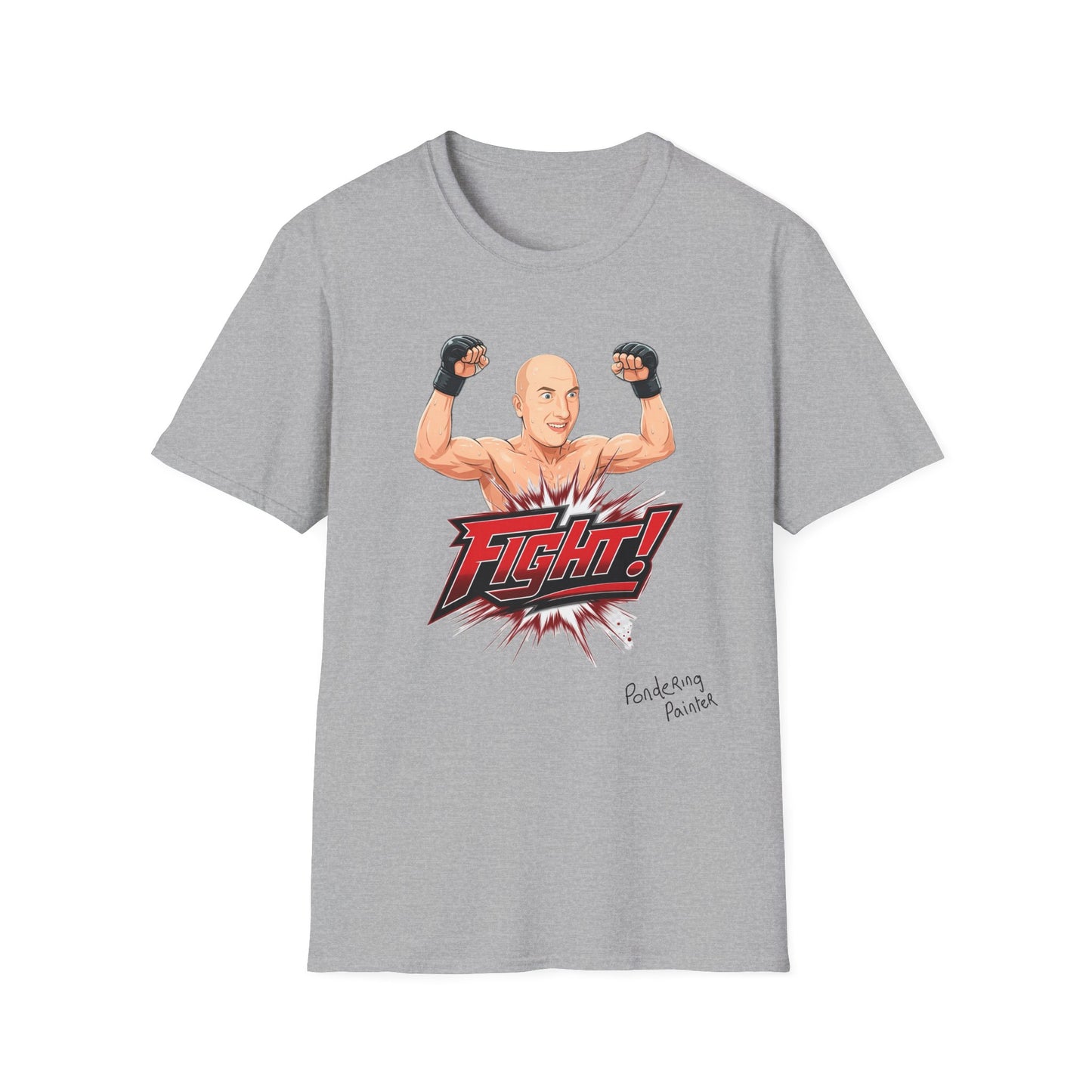 FIGHT! Pondering Painter T-Shirt