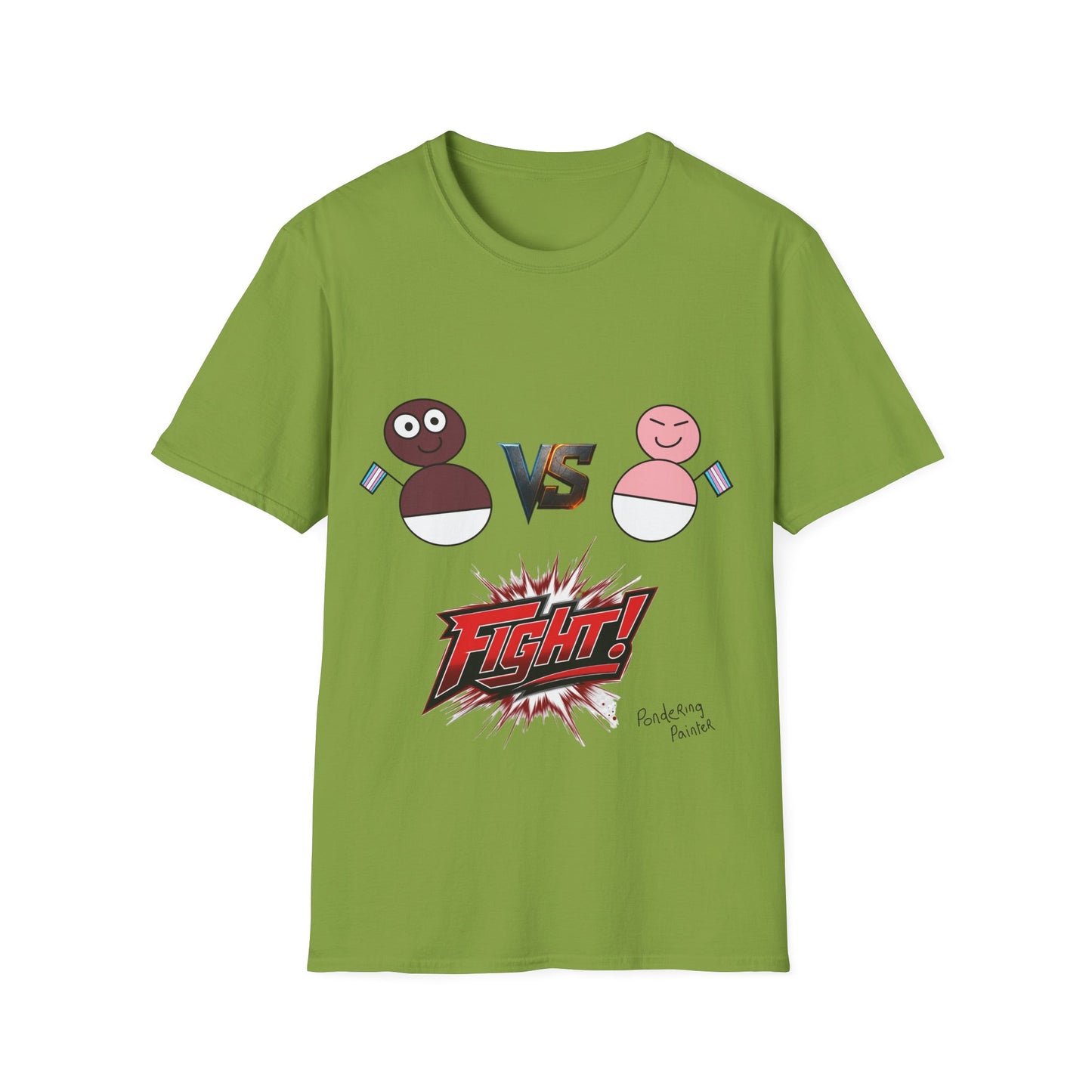African Transgender Baby VS Chinese Transgender Baby FIGHT T-shirt