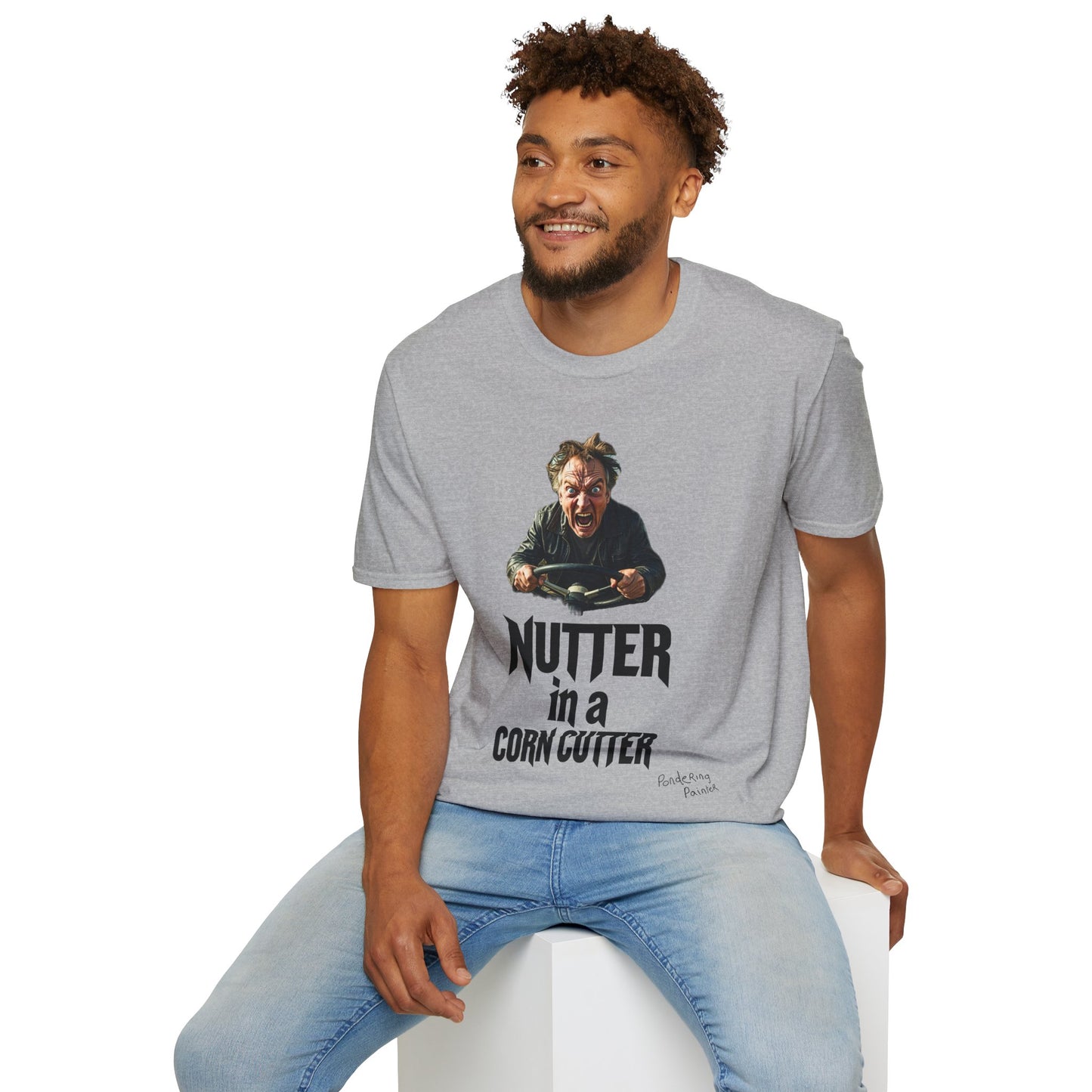 Nutter in a Corn Cutter T-Shirt