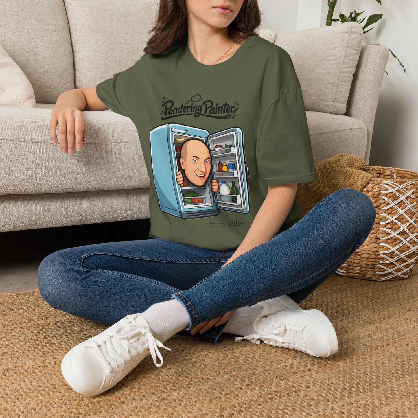 Pondering Painter In my fridge T-Shirt