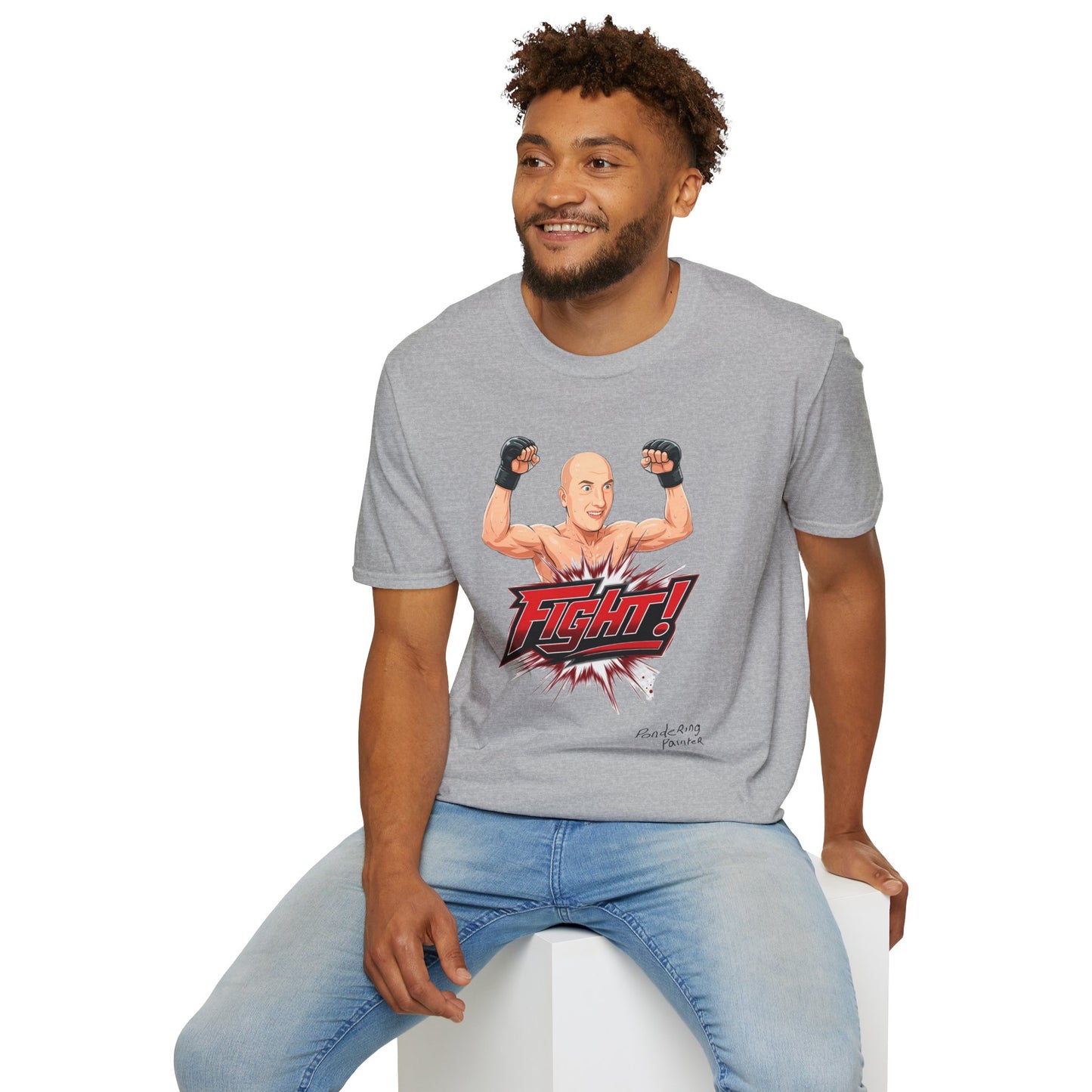 FIGHT! Pondering Painter T-Shirt