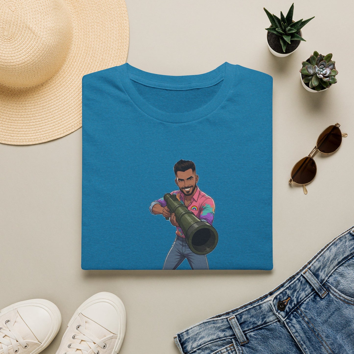 Gay Man With a Bazooka T-Shirt