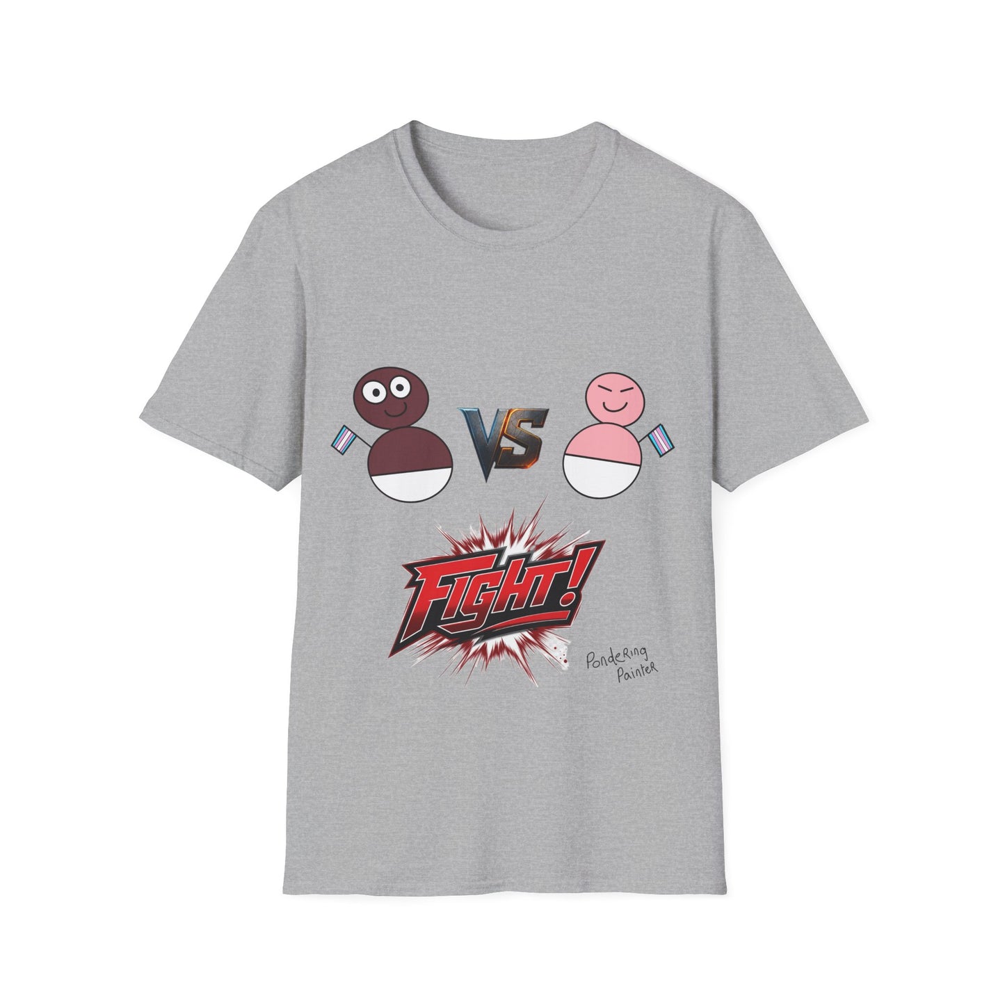 African Transgender Baby VS Chinese Transgender Baby FIGHT T-shirt