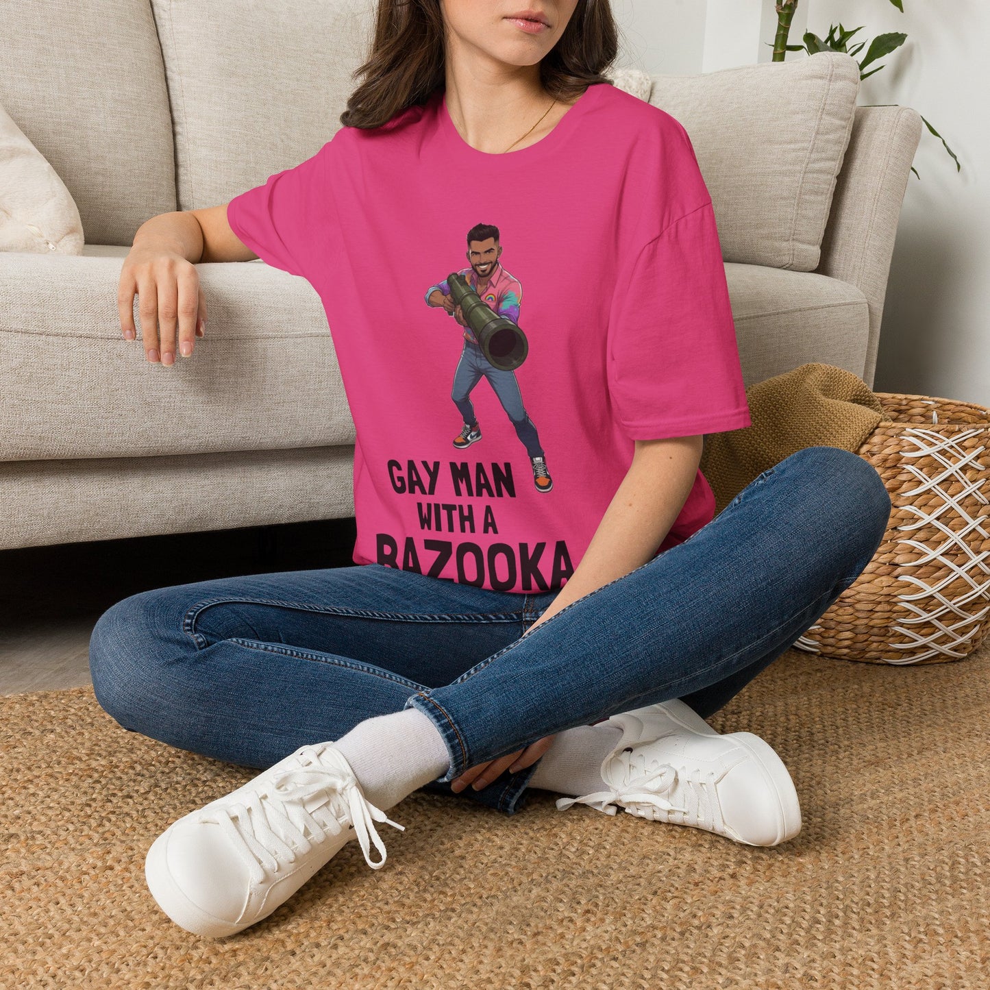 Gay Man With a Bazooka T-Shirt