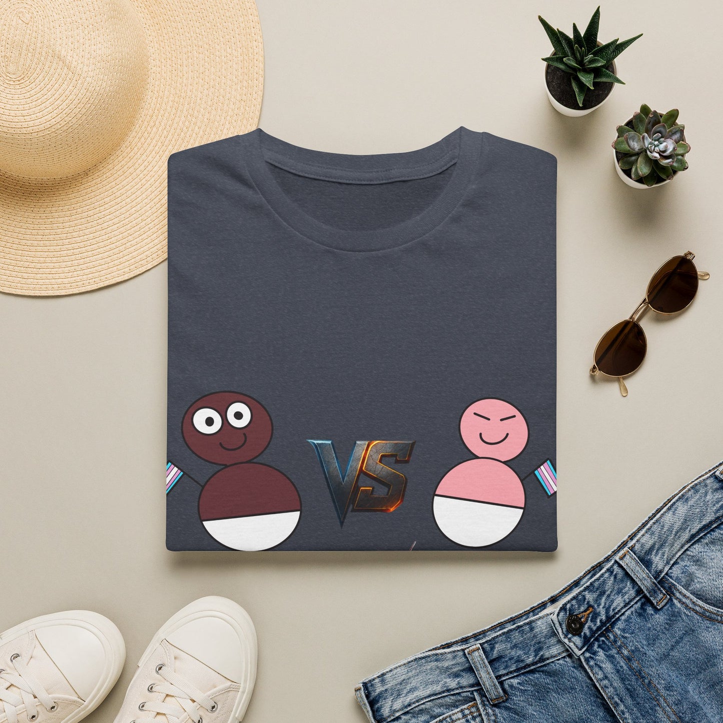 African Transgender Baby VS Chinese Transgender Baby FIGHT T-shirt