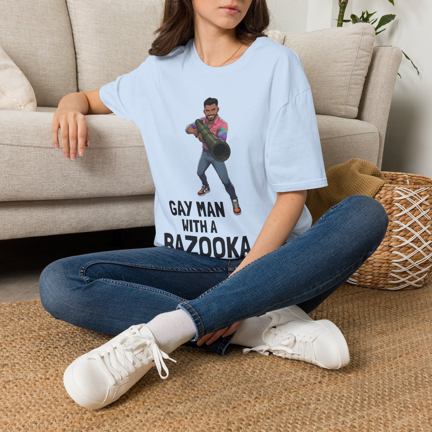 Gay Man With a Bazooka T-Shirt