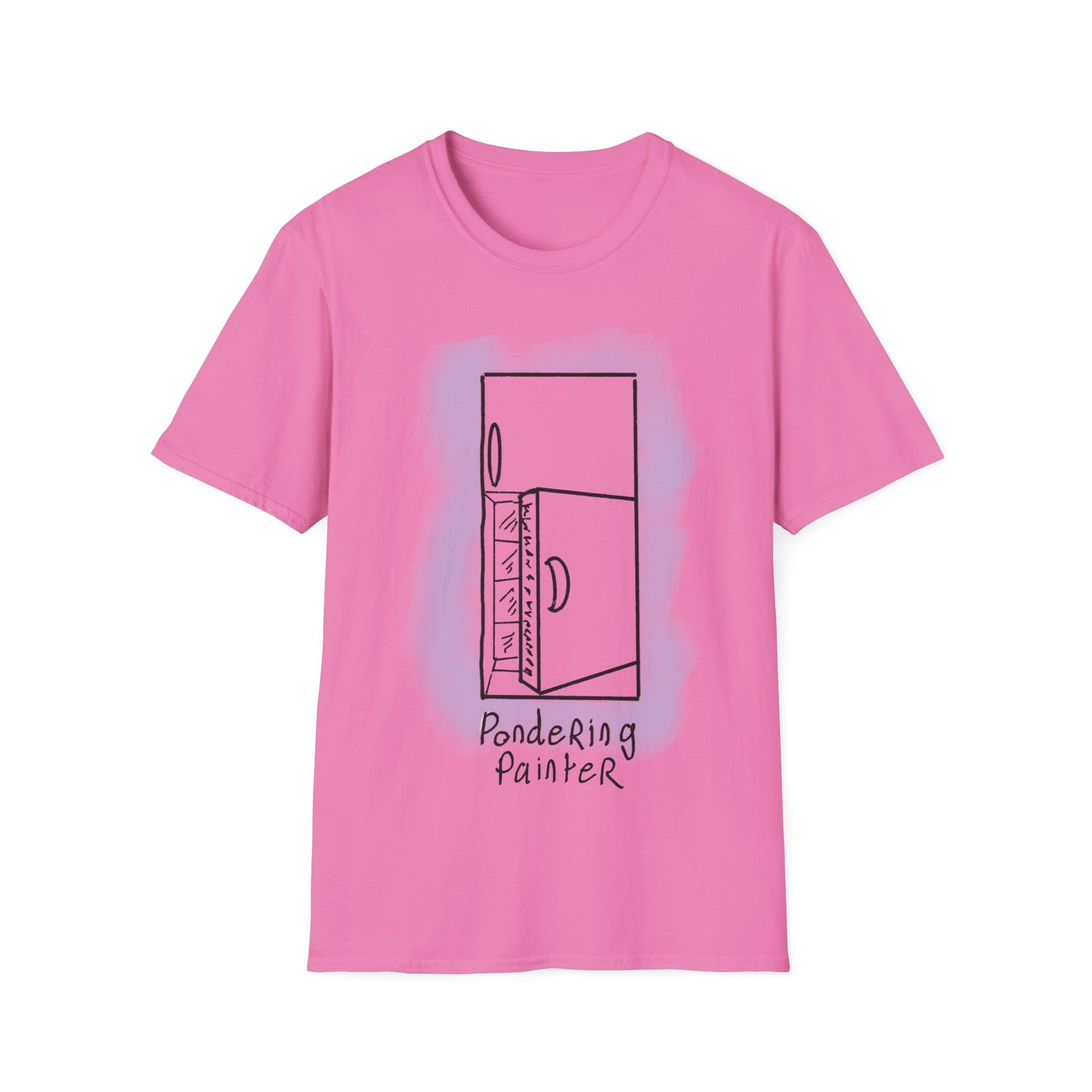 Pondering Painter Fridge Art T-Shirt