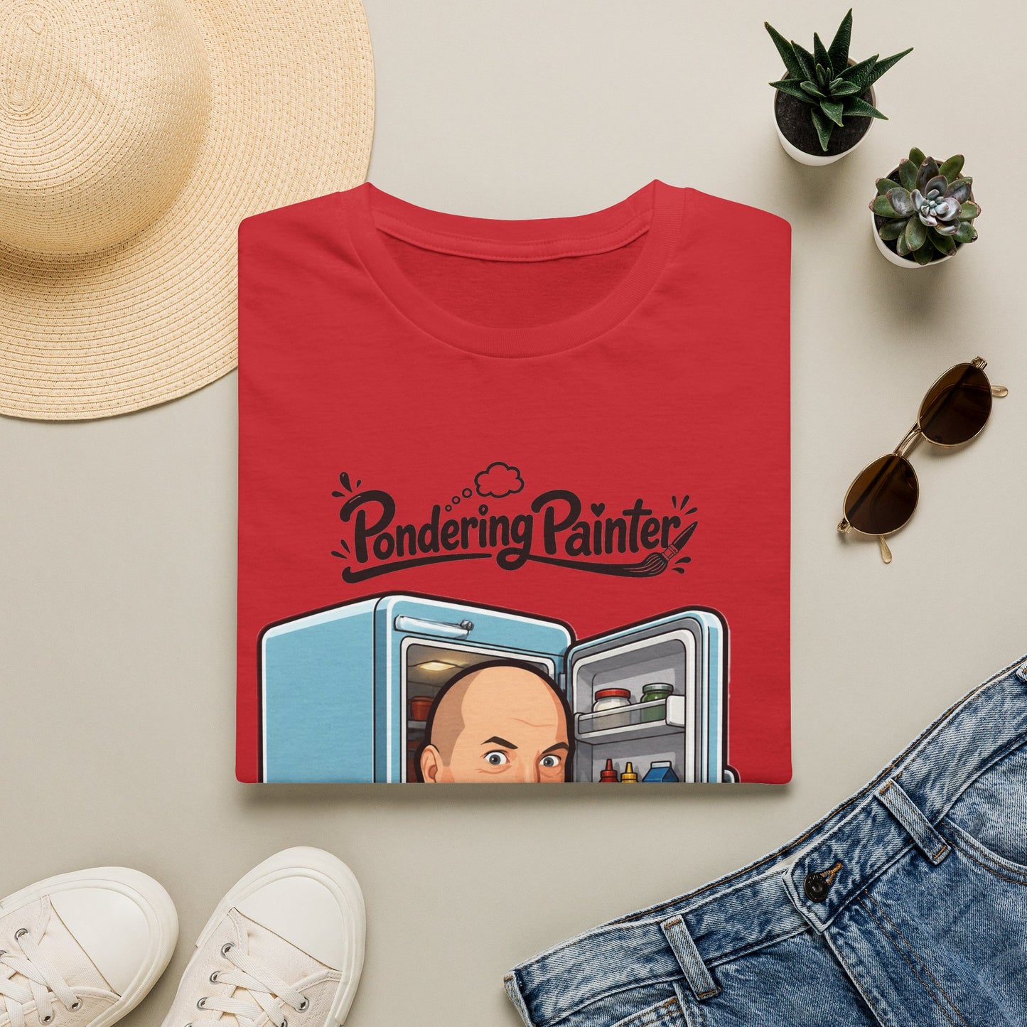 Pondering Painter In my fridge T-Shirt