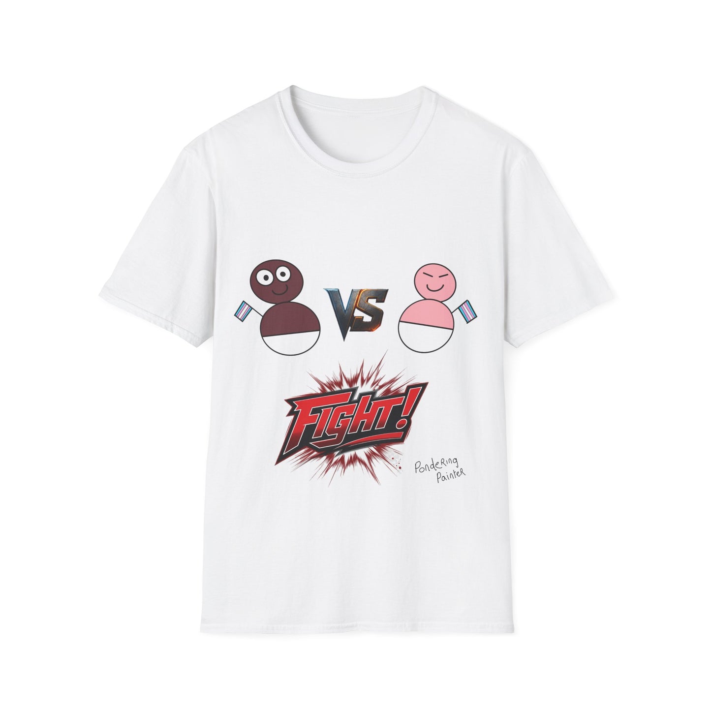 African Transgender Baby VS Chinese Transgender Baby FIGHT T-shirt
