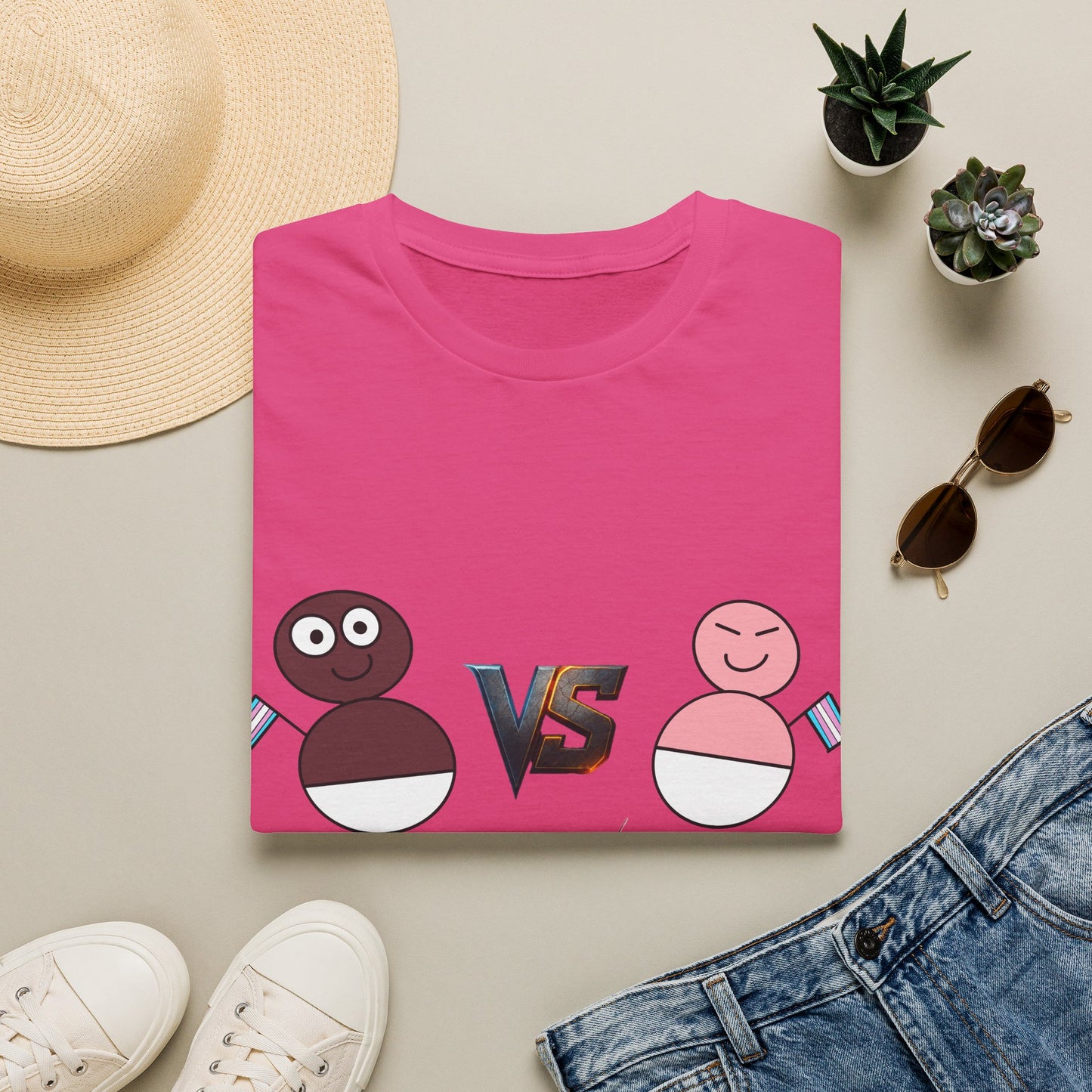 African Transgender Baby VS Chinese Transgender Baby FIGHT T-shirt