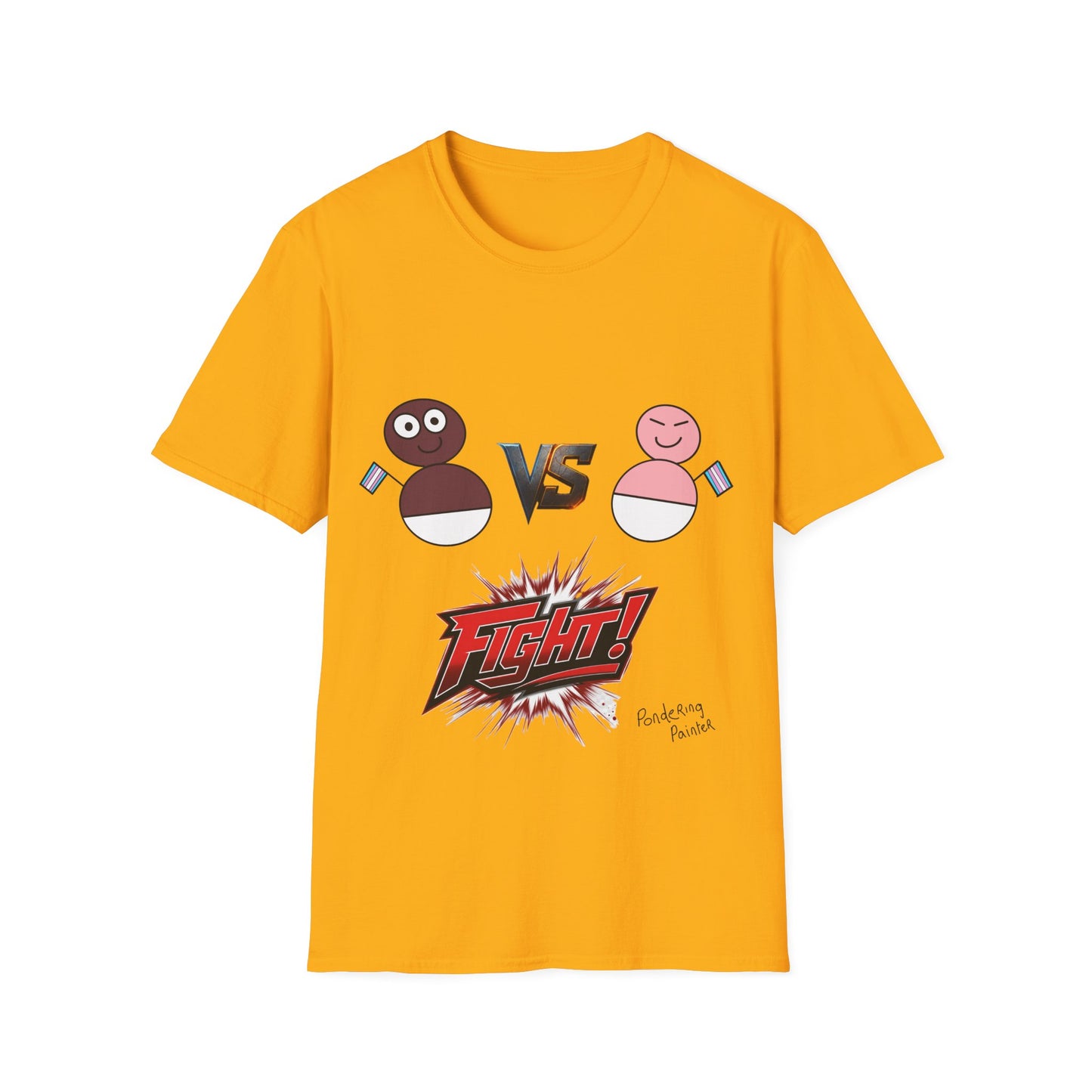African Transgender Baby VS Chinese Transgender Baby FIGHT T-shirt