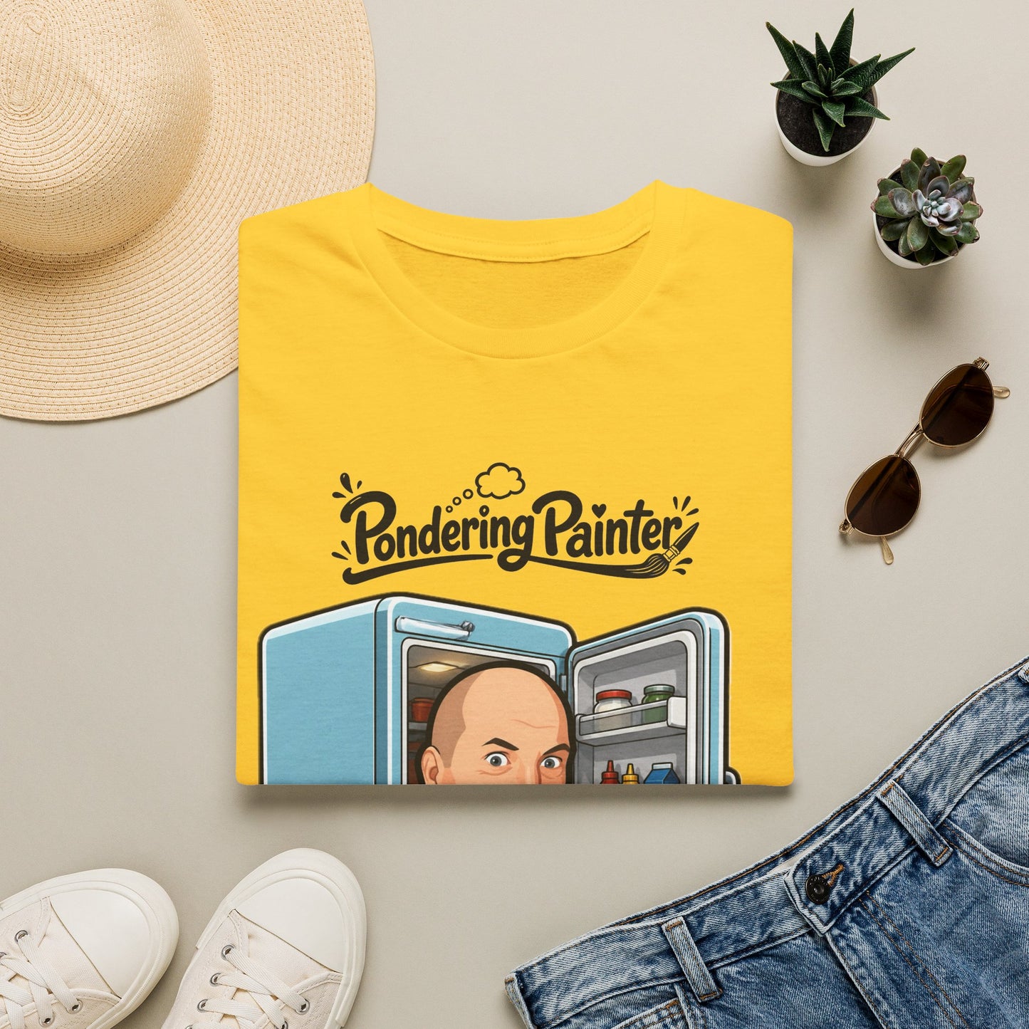 Pondering Painter In my fridge T-Shirt