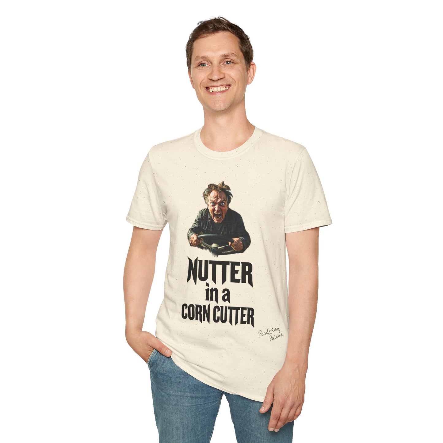 Nutter in a Corn Cutter T-Shirt
