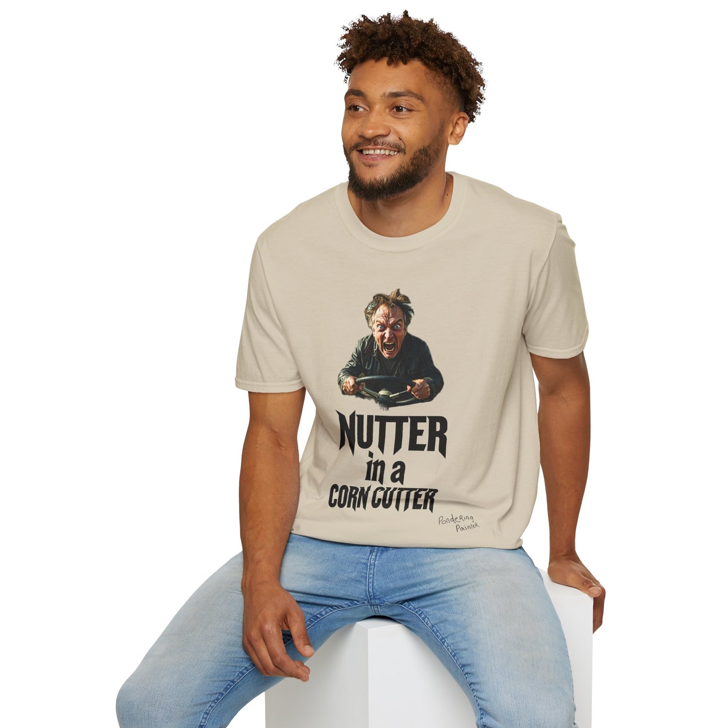 Nutter in a Corn Cutter T-Shirt